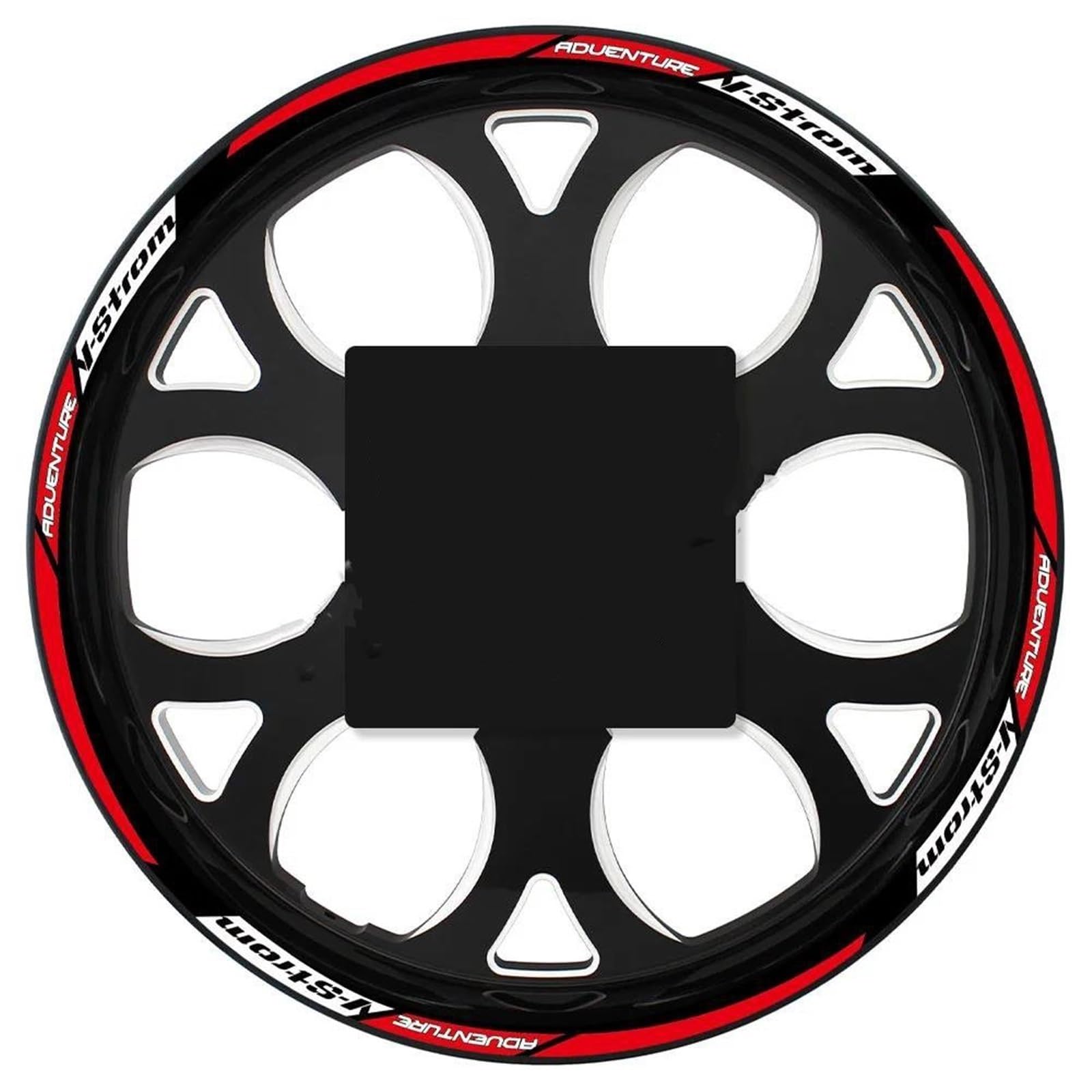 Motorcycle Wheel Sticker Rim Decal Stripe Tape 19″17″ for Suzuki Vstrom V-Strom DL 650 Dl1000 1050 XT 250 SX Decorative(Blu)