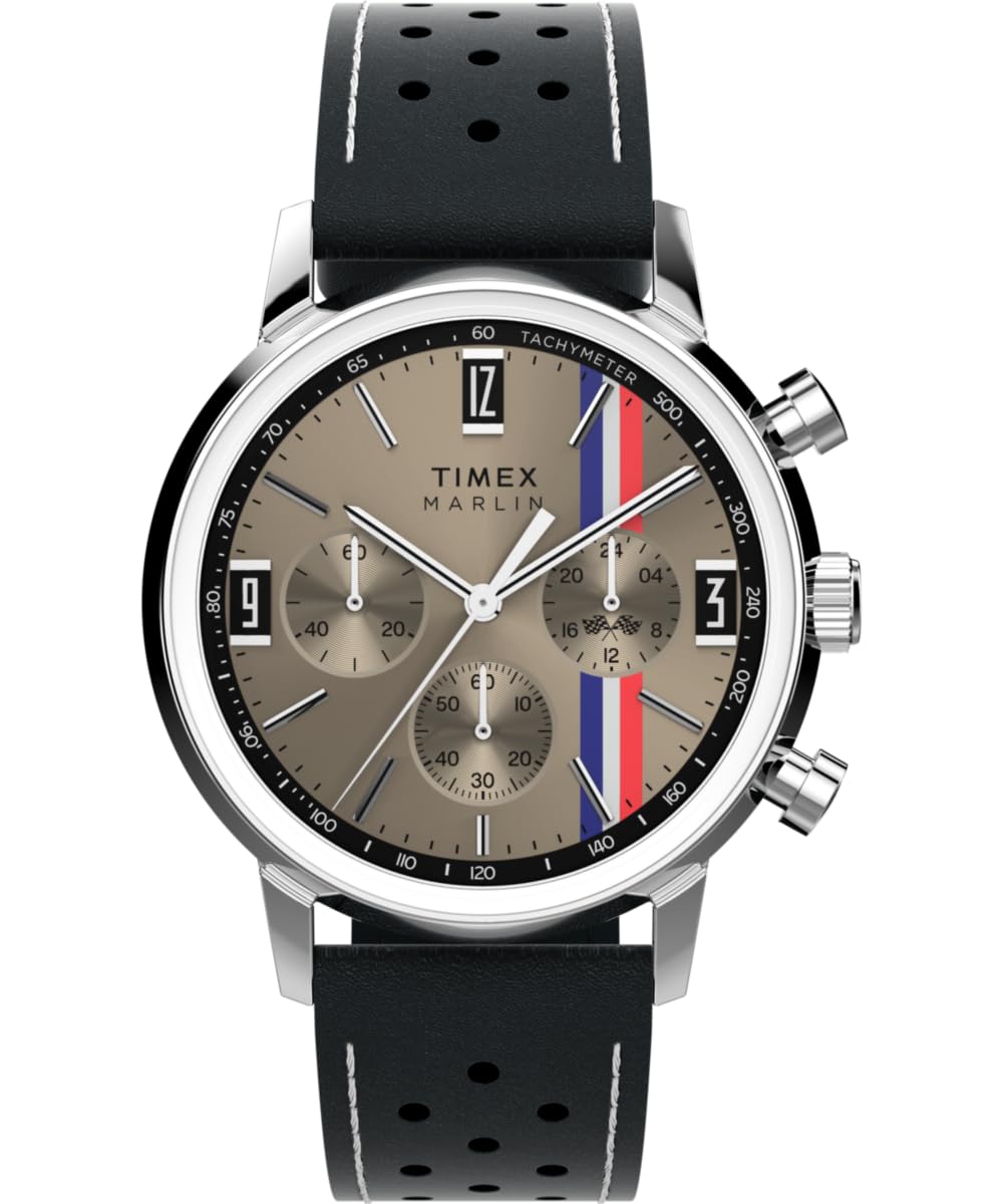 Timex Men's Marlin Analogue Quartz Watch Brown