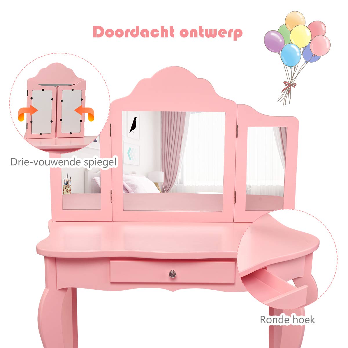 Kaptafel accessoires met licht en geluid
