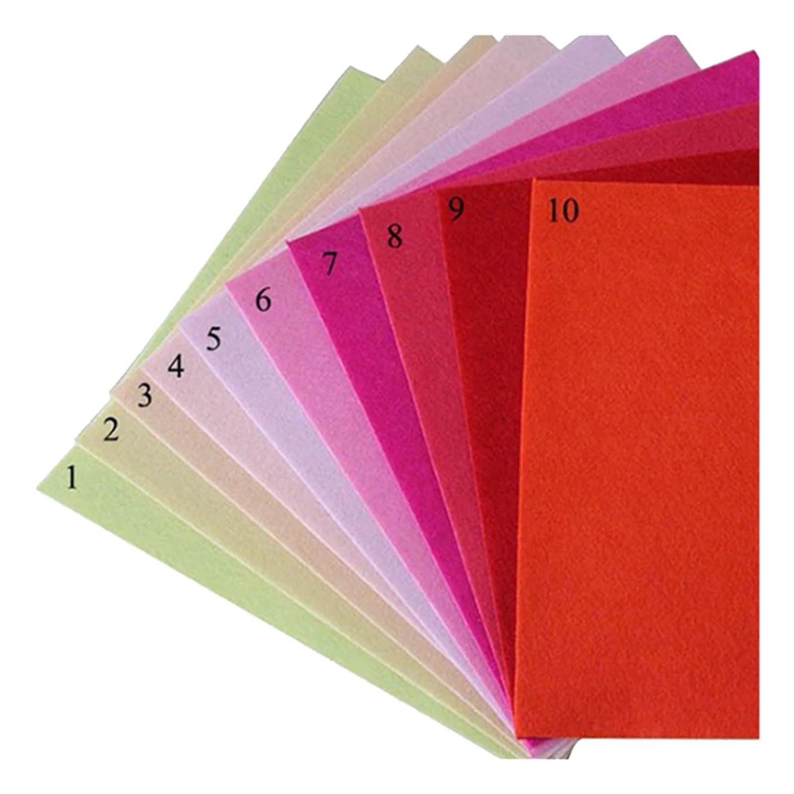 OZLCUA Tissu En Feutre Lot de 40 pièces feutrine douce et non tissée 15 x cm for loisirs créatifs couture. Couleurs assorties