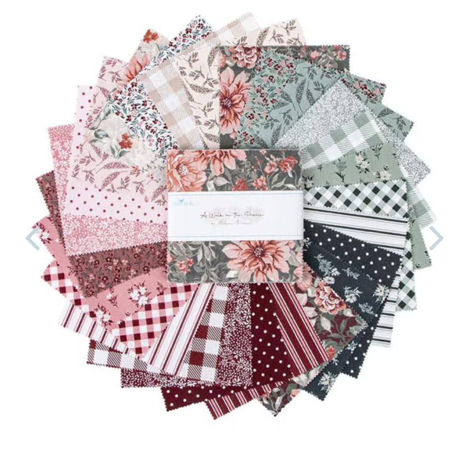 Modern Prairie A Walk on The Prairie 5" Stacker 42 5-inch Squares Charm Pack Riley Blake 5-15230-42