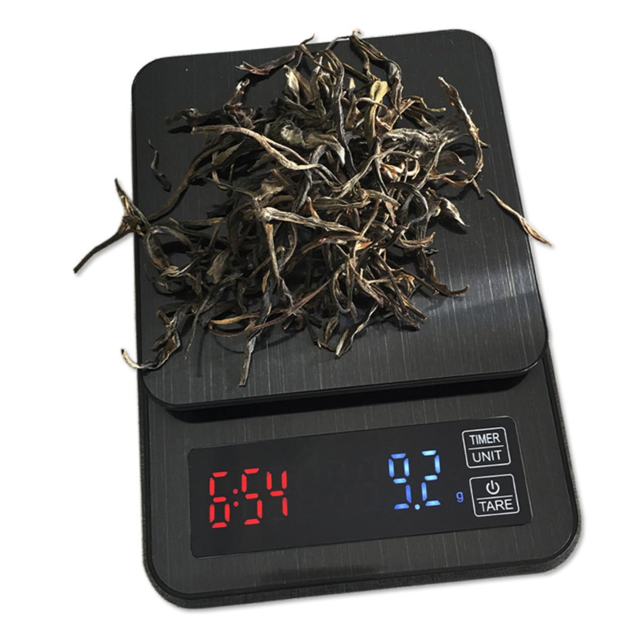 Báscula Digital para Alimentos con Temporizador y Pantalla LED Grande, Capacidad 5kg, Adecuado para Cocinar y Hornear con Sensores de Alta Precisión