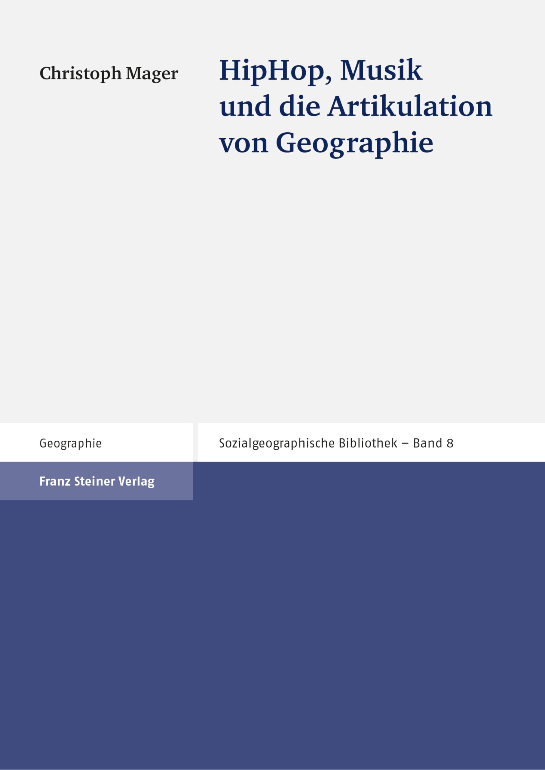 HipHop, Musik und die Artikulation von Geographie essai sociologie urbaine musique