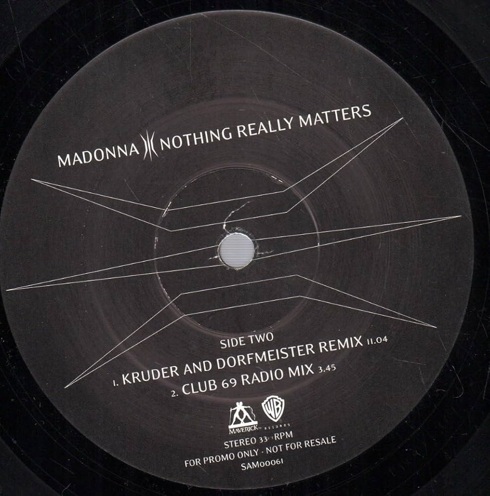 Madonna Nothing Really Matters 12インチシングル Amazon.co.jp: Nothing Really Matters [12 inch Analog]: Music