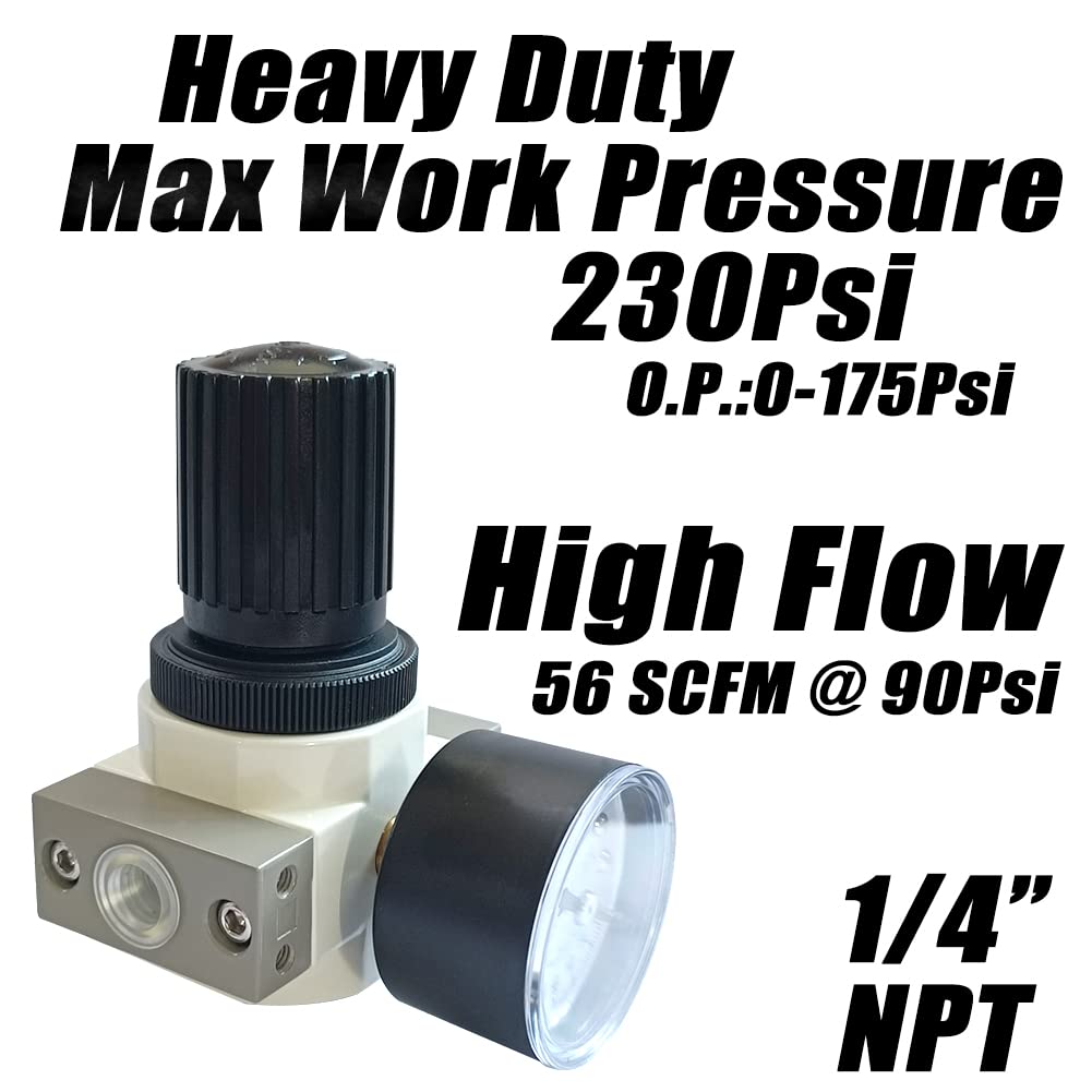 Regolatore di pressione dell'aria resistente 1/4" NPT 230Psi per il sistema ad aria compressa OR-02