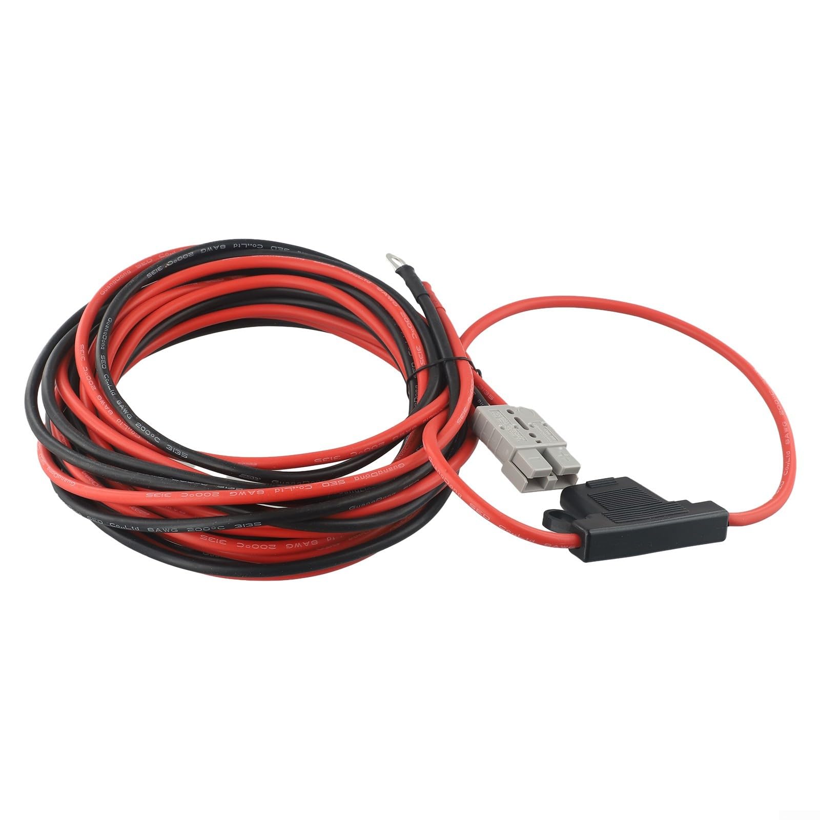 Connecteur de batterie 50 A à connexion rapide 12 V 6 m Câble de batterie à connexion rapide pour voiture, camping-car, caravane, bateau (6 m)