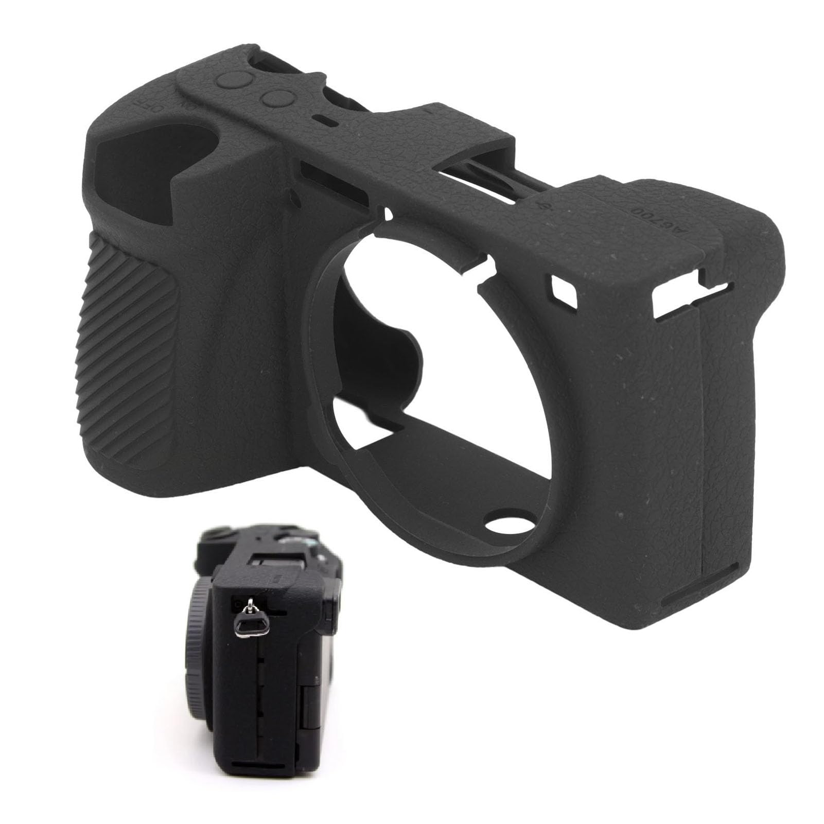 Custodia in silicone per fotocamera Custodia morbida protettiva Pelle Antiscivolo Antigraffio Comoda impugnatura Custodia Shell Attrezzatura da studio fotografico professionale