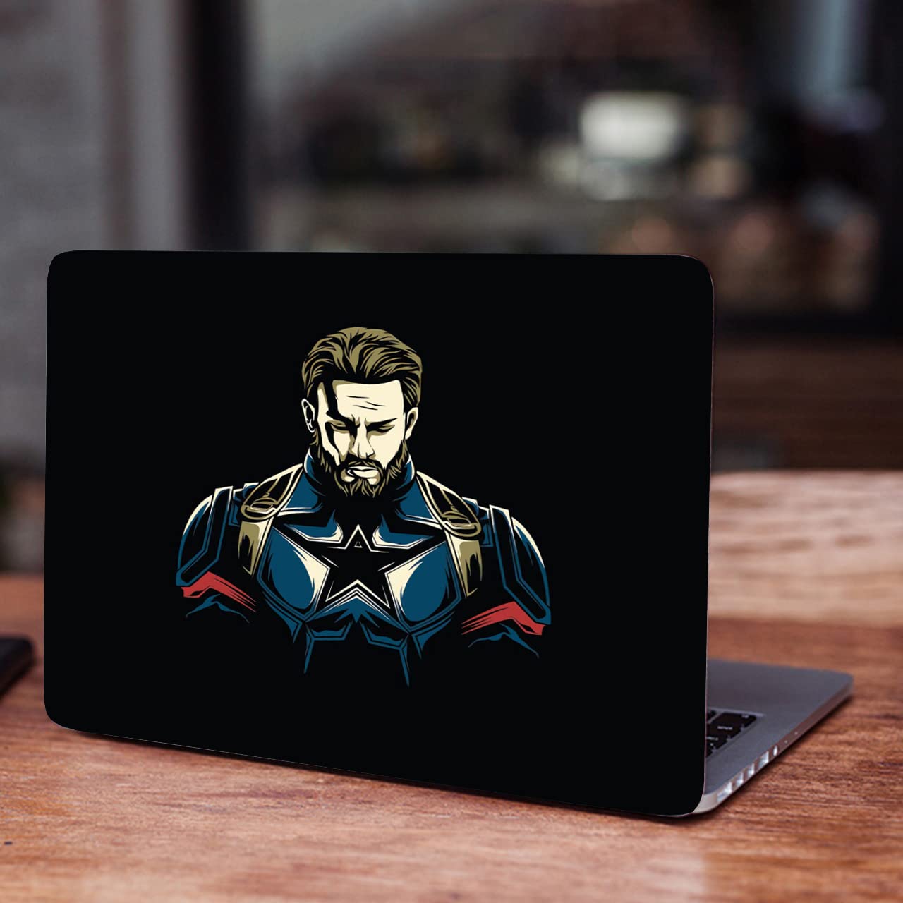 AKARSHNAM - Captain America Motivational Quotes Scratch-Free Vinyl Laptop Skin/Sticker for 15.6inch/14inch Laptops [Size -11x16inch, Customizable"] 06 (B0C1JYFZ5F) Amazon Price History, Amazon Price Tracker