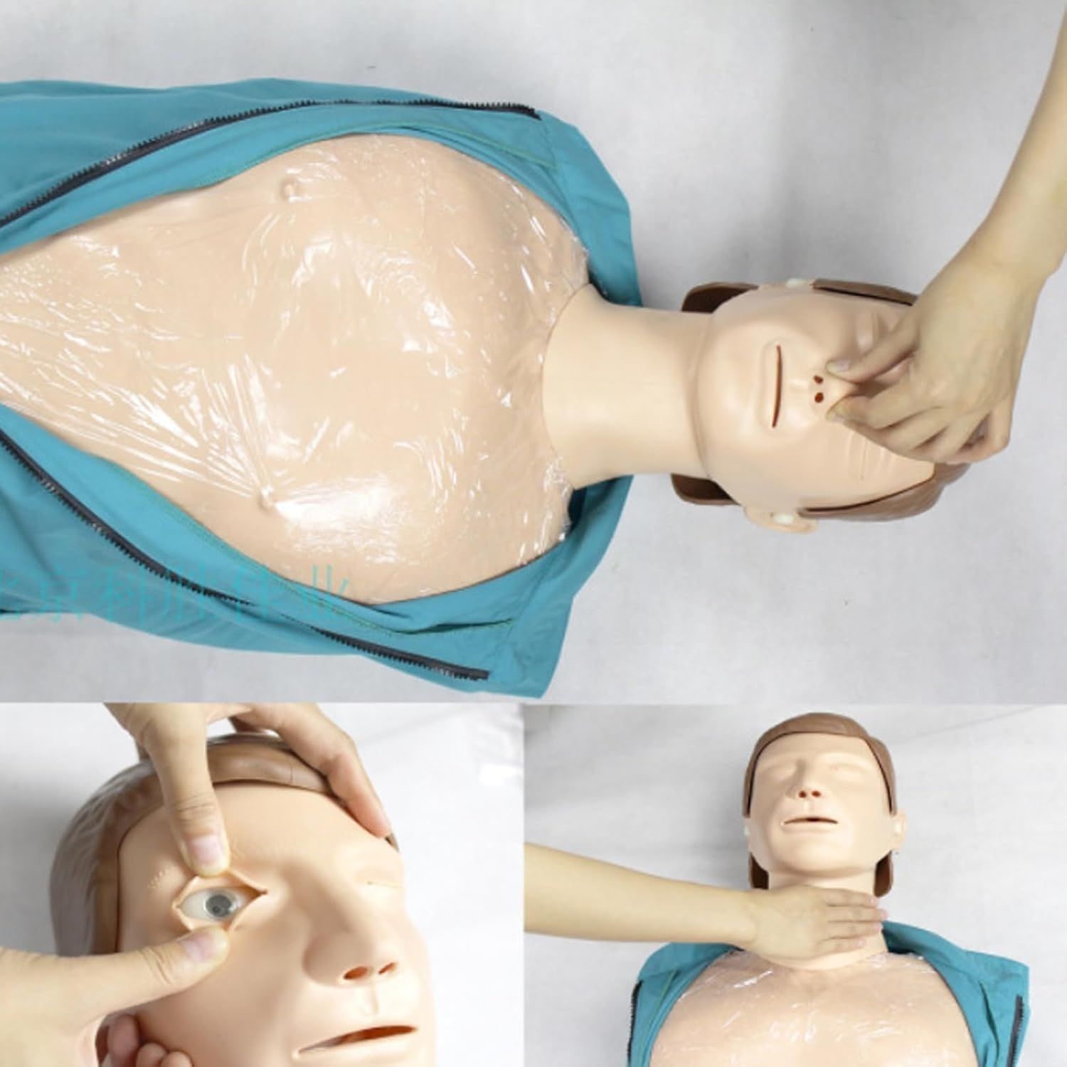 Mannequin CPR Training Mannequin Ganzkörper-Erwachsene CPR Training Mannequin, CPR Training Dummy für Erste-Hilfe-Ausbildung und medizinischen Unterricht Kit für Ärzte und Krankenpflege