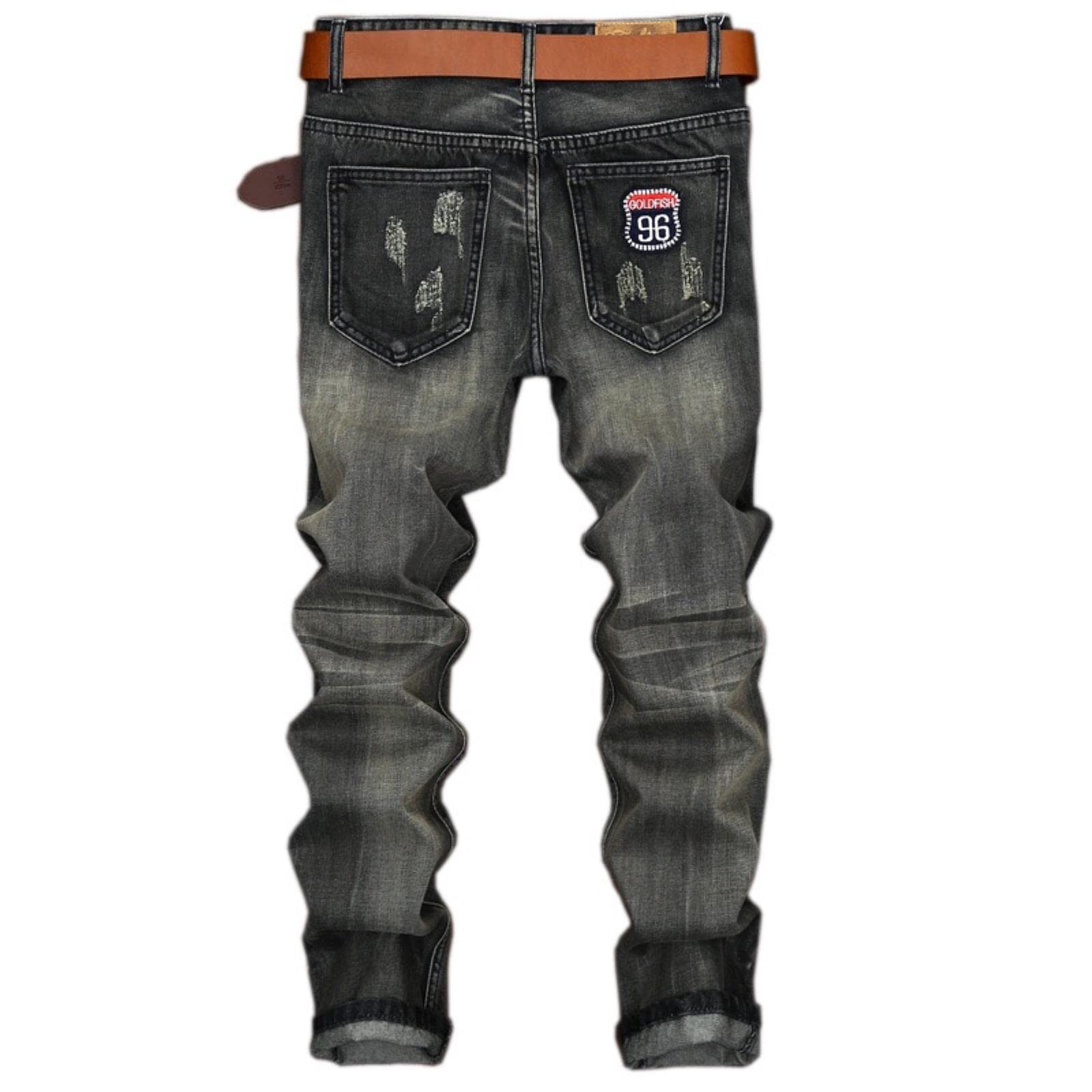 Mens Plus Size Ripped Jeans for Men Skinny Jeans Straight Pants Stretch  Denim Jeans Men Sweatpants Black 31 : Amazon.ca: Clothing, Shoes \u0026  Accessories