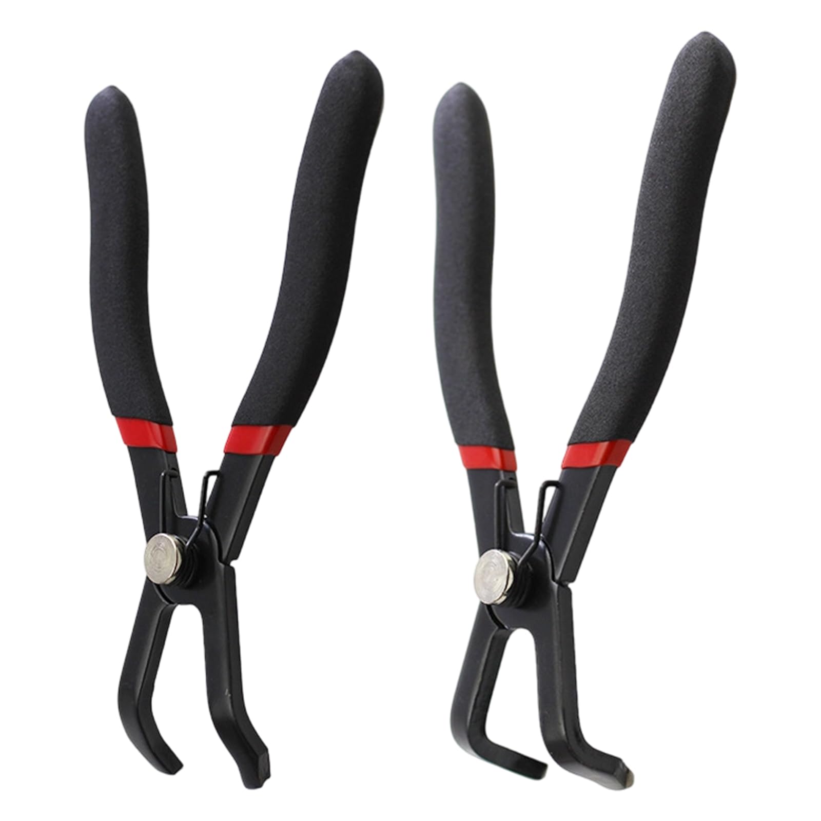 Kaeltsyn Black Pin Pliers Set Rivet Removal 30 And 80 Degree For Auto Interior Repair With Ergonomic Nonslip Grip Auto Trim Panel Clip Removal