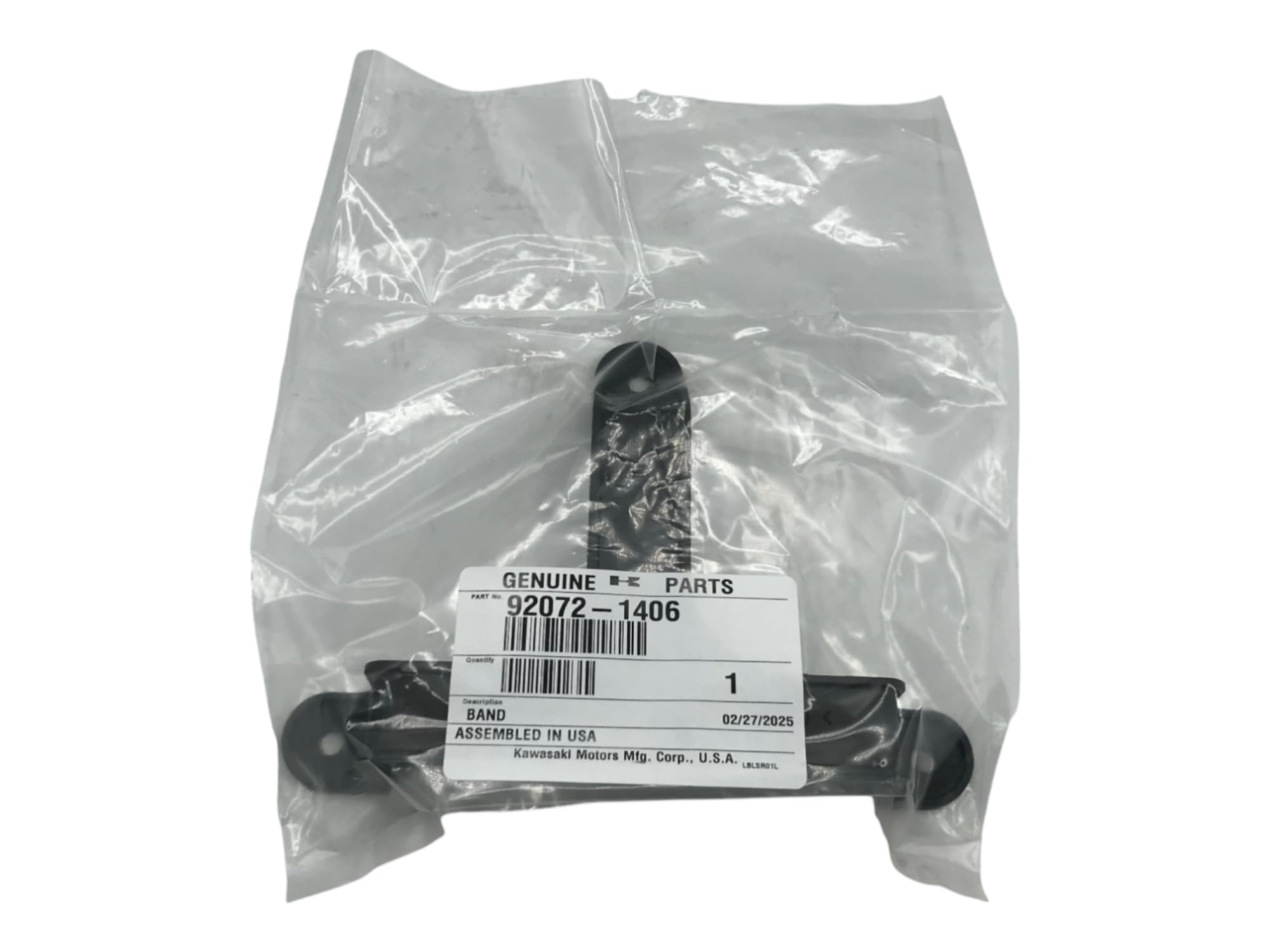 Cyclemax One Pack Compatible with Kawasaki Brute Force 650 Prairie 700 Battery Tie Down Strap Band Holder 92072-1406 Contains One Battery Tie Down Strap Band Holder and a Funnel