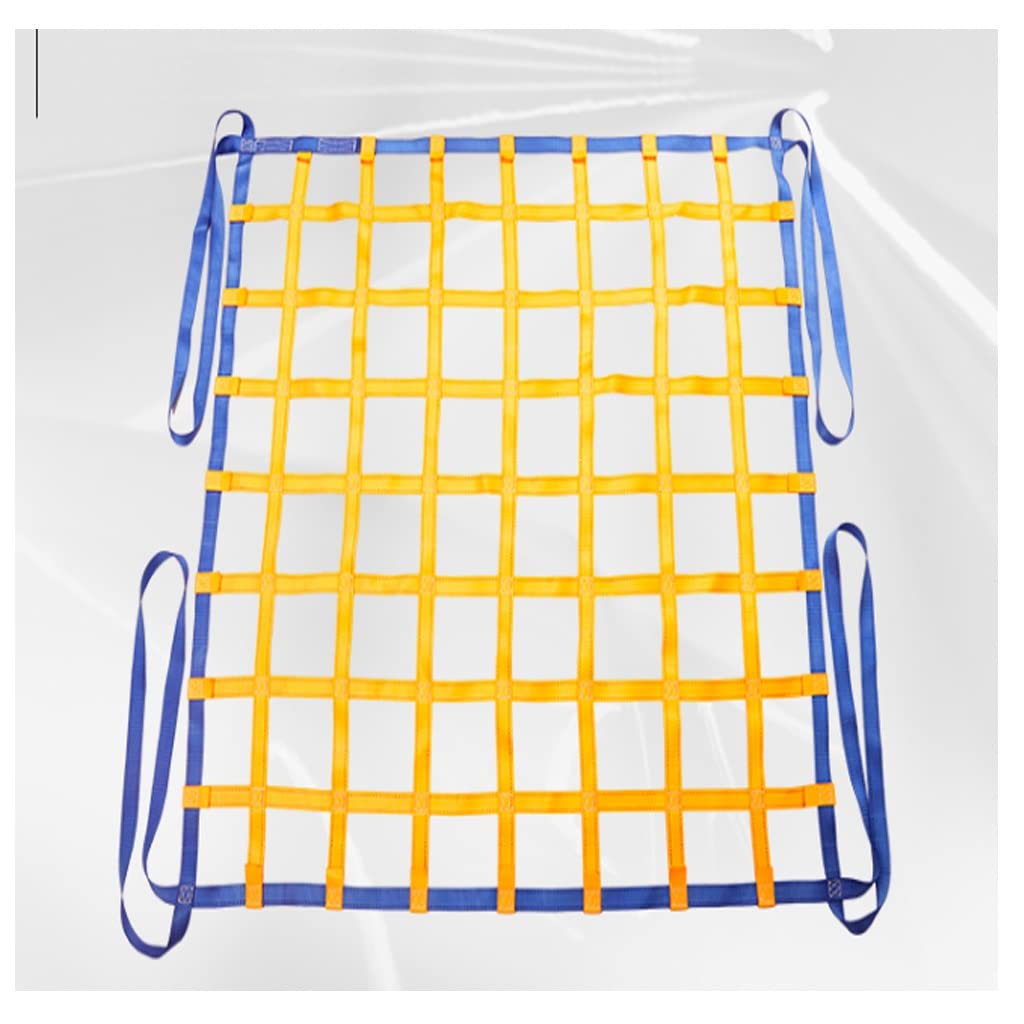 GTHTUHFD Lifting Net Polyester Cargo Durable Lifting Nets Cargo Hanging Net Lifting Net Straps Cargo Net Hoist Cargo Lifting Bag Load Cargo Hanging Net Cargo Net Straps,300kg-1x1m