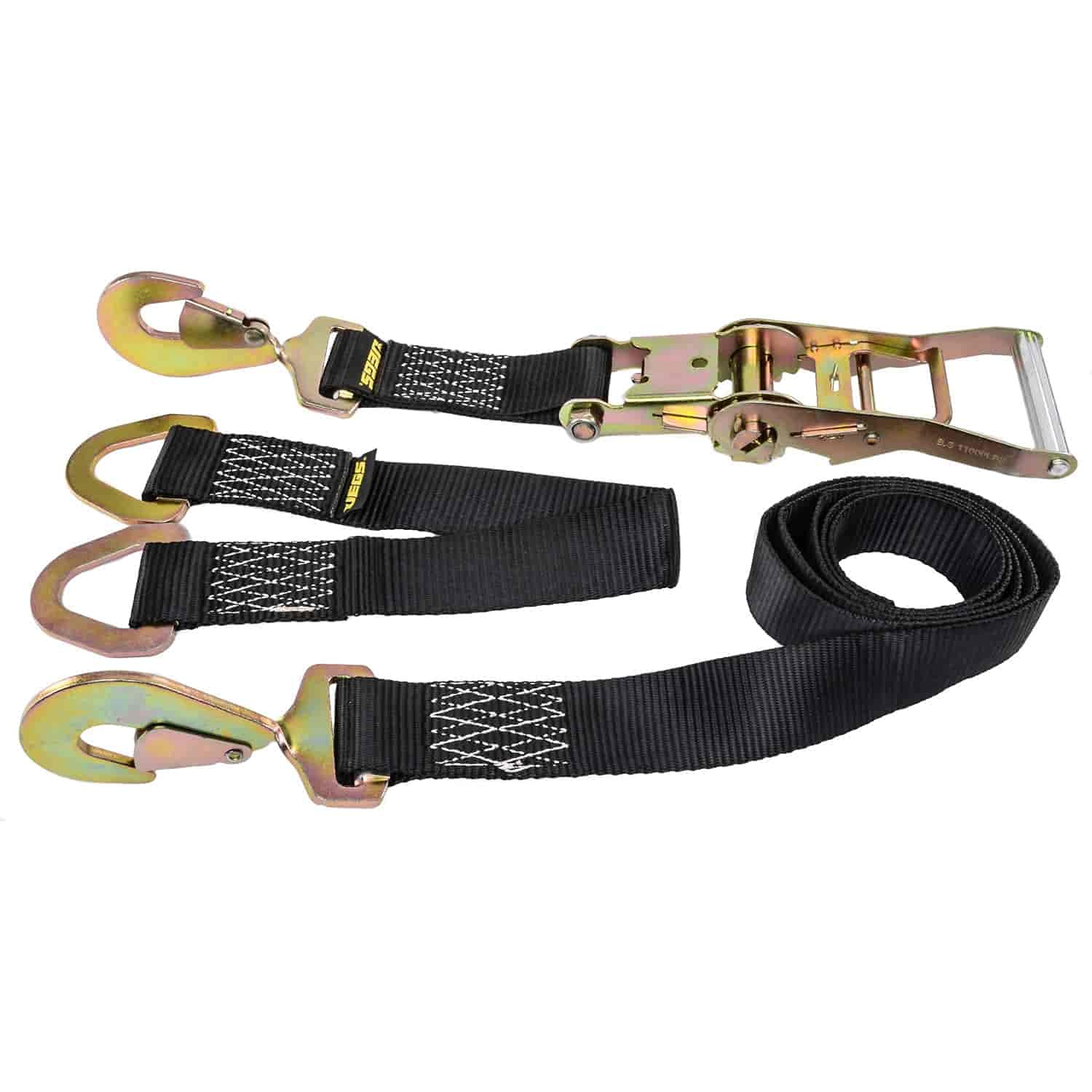 JEGS Ratchet Tie-Down Kit | 10,000 LBS Capacity | Includes (2) 2