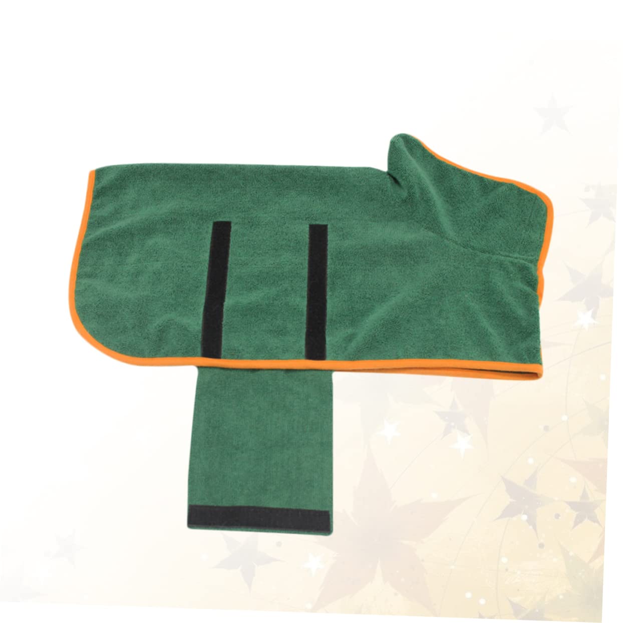 Kisangel 2 Pièces Peignoir Chat Serviette de Bain en Microfibre pour Chien Serviettes pour Chien pour sécher Les Chiens Peignoir pour Animaux de Compagnie Peignoir Chien Green
