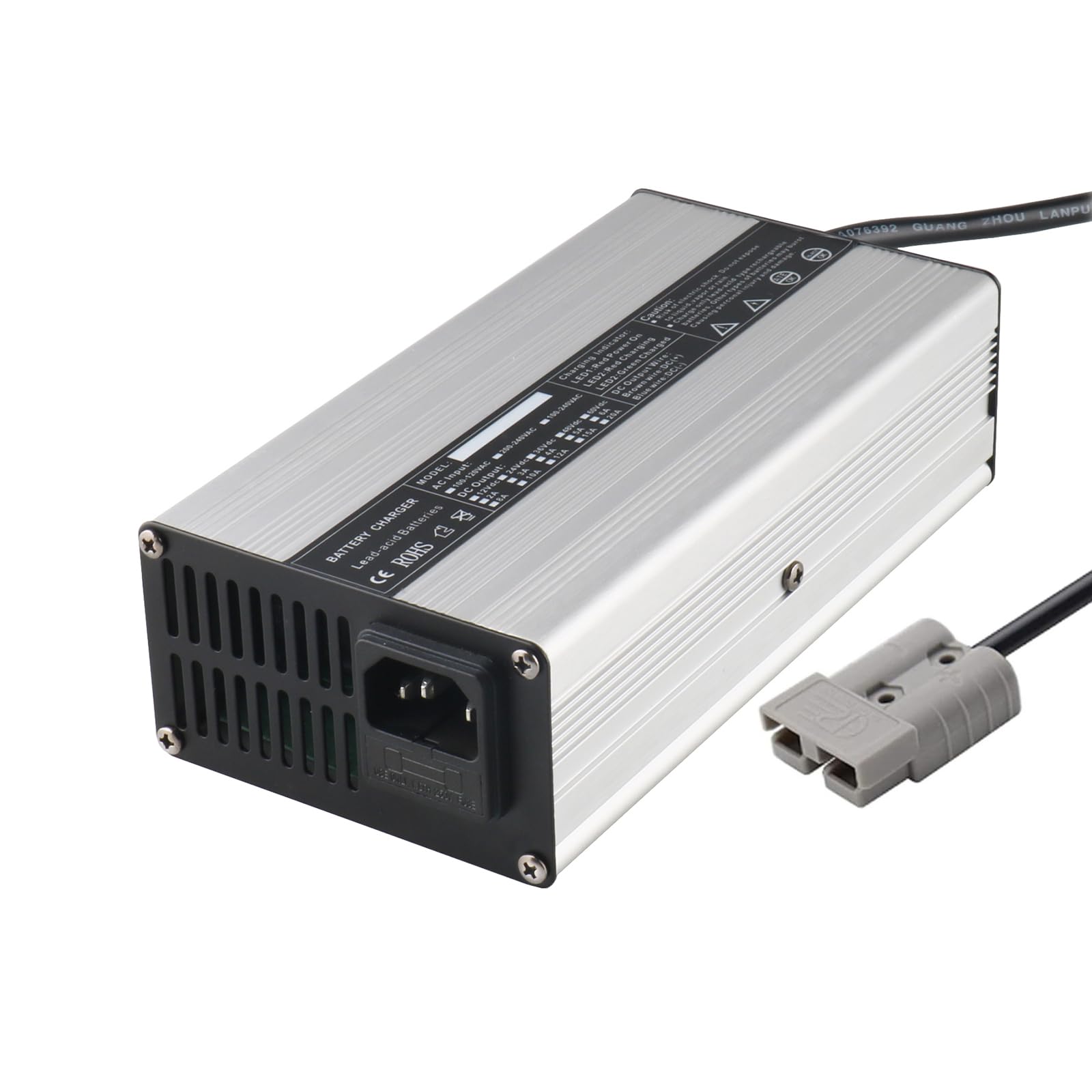 Ładowarka akumulatorów do wózków widłowych 12 V, 24 V, 36 V, 48 V, 60 V, 72 V, ładowarki akumulatorów kwasowo ołowiowych z wtyczką Anderson 50 A, 120 A do wózków widłowych elektrycznych, wózków pale