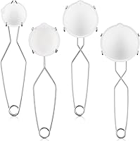 FoldTier 8-Pc Ceramic Crucible Melting Kit with Tongs - 100g/250g/400g/500g for Gold Silver Copper Jewelry Casting