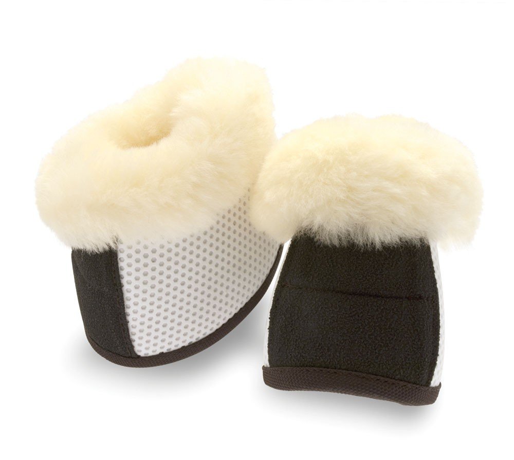 KM Elite Pro Mesh Over Reach Boots With Lambswool In White