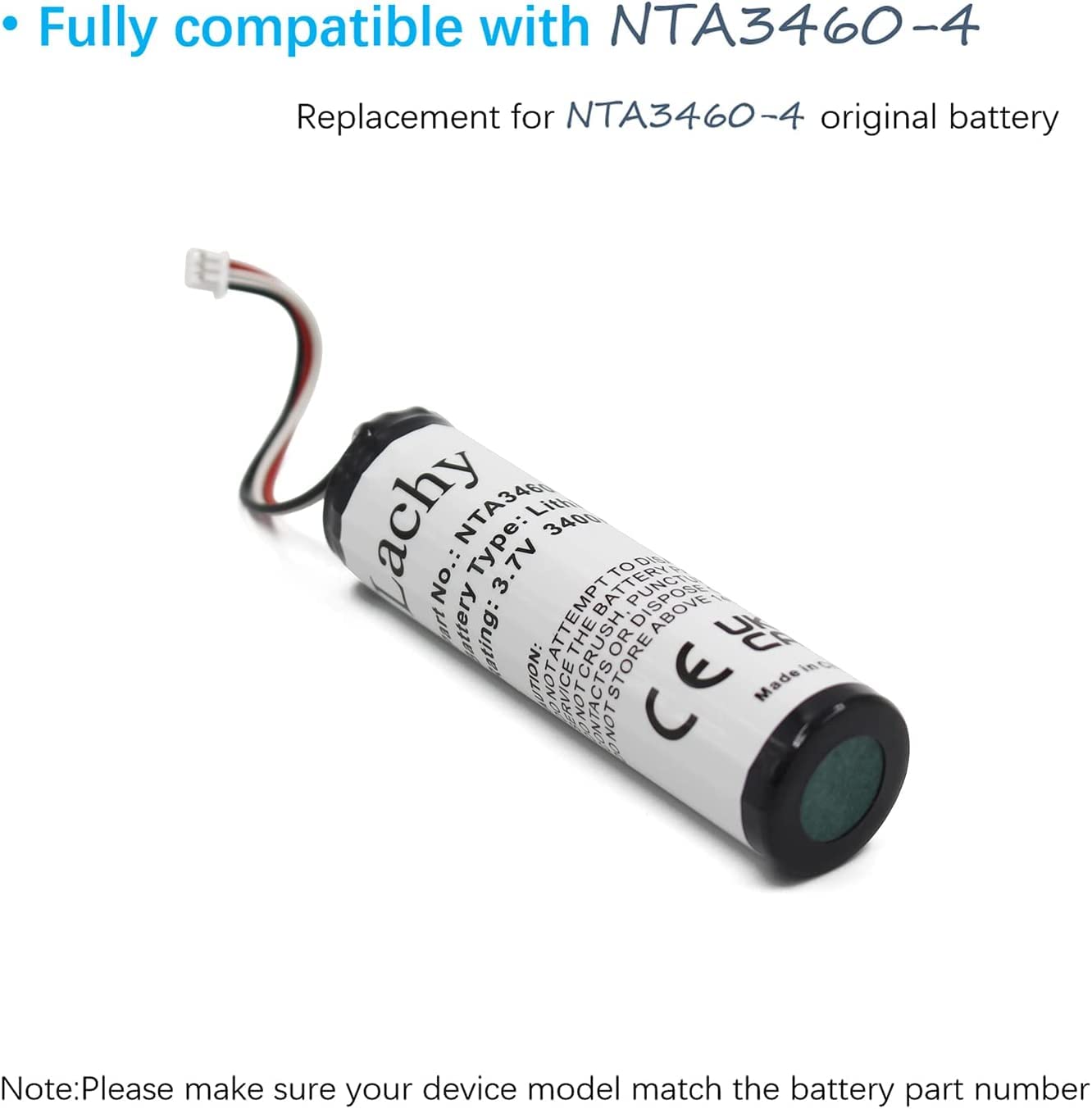 Batteria 3.7V 2600mAh Per BabyPhone Philips Aven - Compatibile SCD843/26, SCD630/26 E Altri Modelli - Cameron Sino - Foto 6