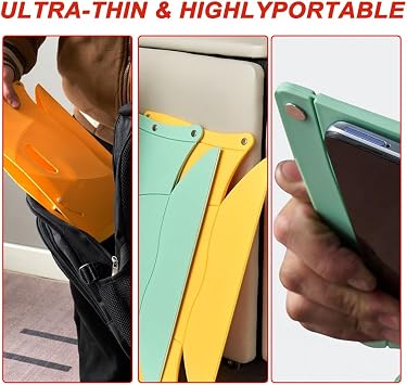 Foldable Portable Foot Stool - Lightweight Plastic Folding Portable Hiking Camping Chair, Foldable Camping Portable Stool for Outdoor, BBQ