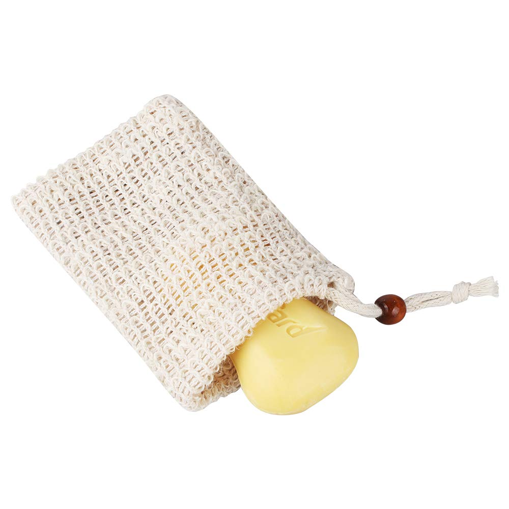 Bolsas de Jabón Natural de Sistal para Ducha - Exfoliación y Masaje - 10 Piezas