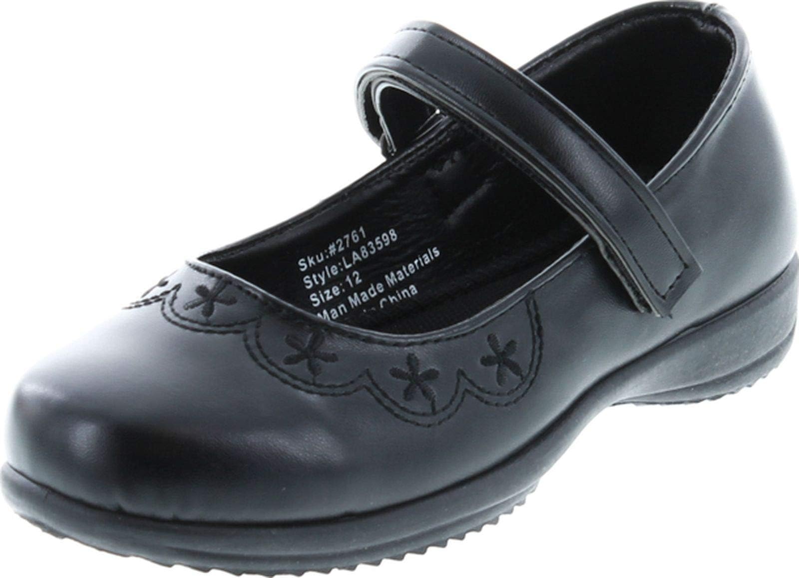 Laura Ashley Girls School Uniform Shoes with Memory Foam Insole (Toddler/Litt.