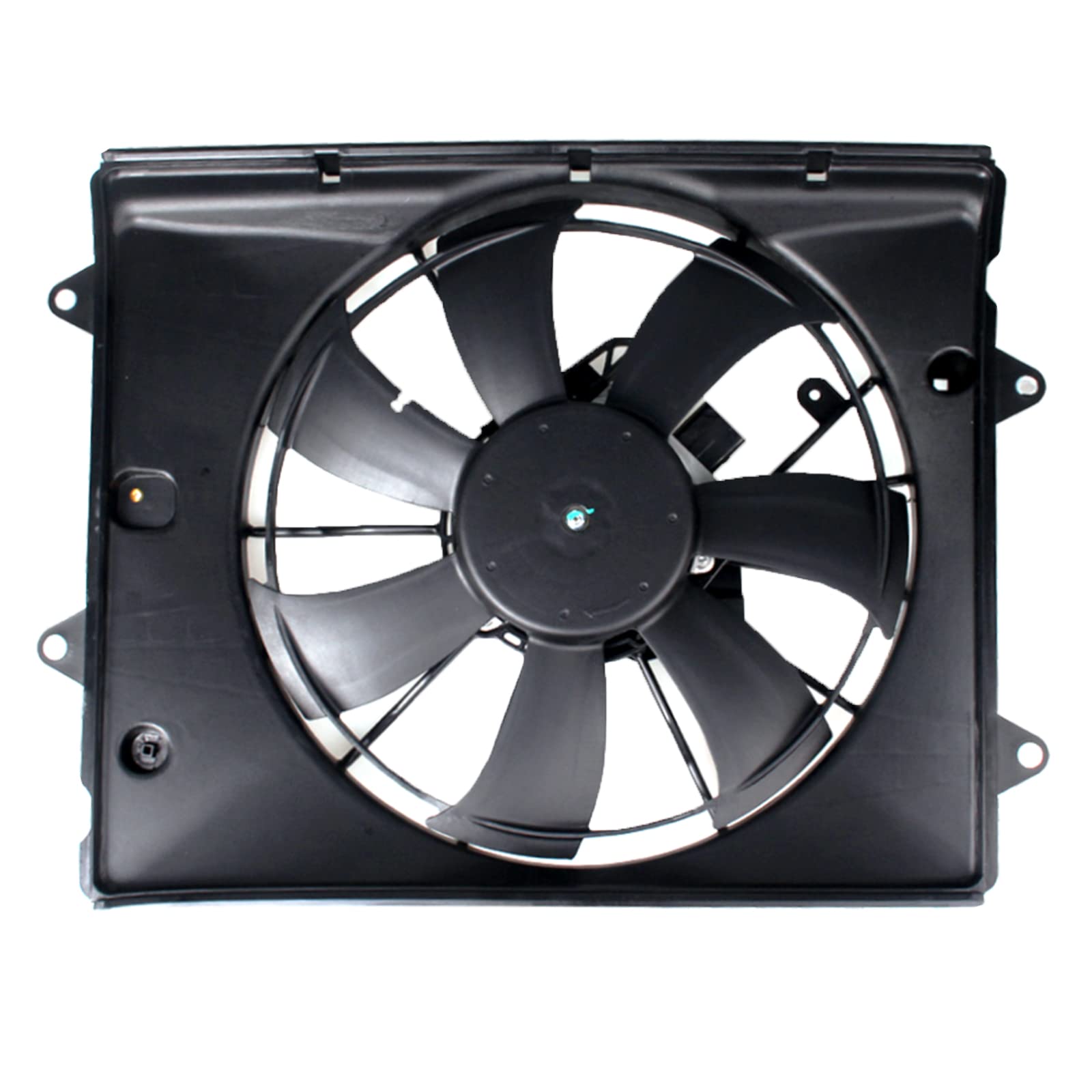 Radiator Cooling Fan Assembly Compatible with 2016-2021 Honda Civic 2.0L Sedan, LX, LX-P, Sport Sedan, 190155BAA01,190195BAA01,HO3115174