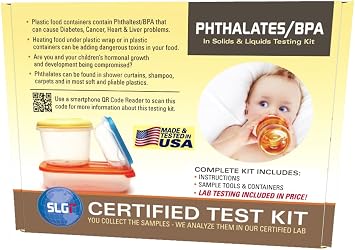 Phthalates and BPA Test Kit 1 PK 5 Bus. Days Schneider Labs