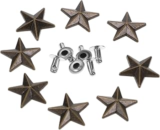 GATHINESS Rebites 10 Pçs De Estrela Rebite Artesanato Rebite Para Roupas Rebite Pingentes Botões De Rebite Punk Bolsa Punk Acessórios Acessórios Kit Rebite Picos De Sapato Suíte