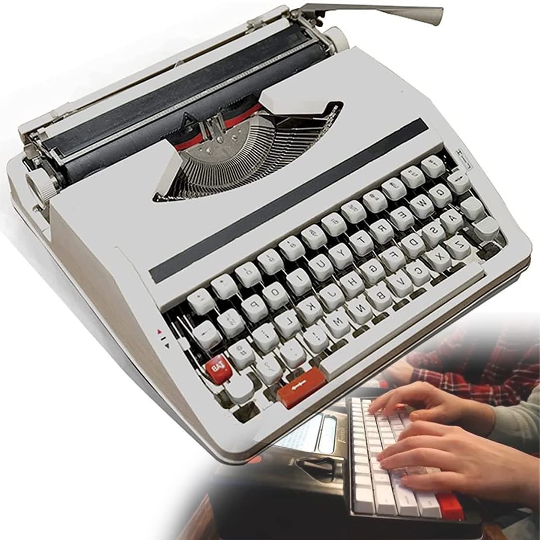 Machine à écrire Manuelle Rétro Avec étui, Machine à écrire Mécanique Portable à L'ancienne, Décoration Fonctionnelle D'inspiration Vintage, Idéale Pour L'écriture Créative, L'artisanat, Lettres