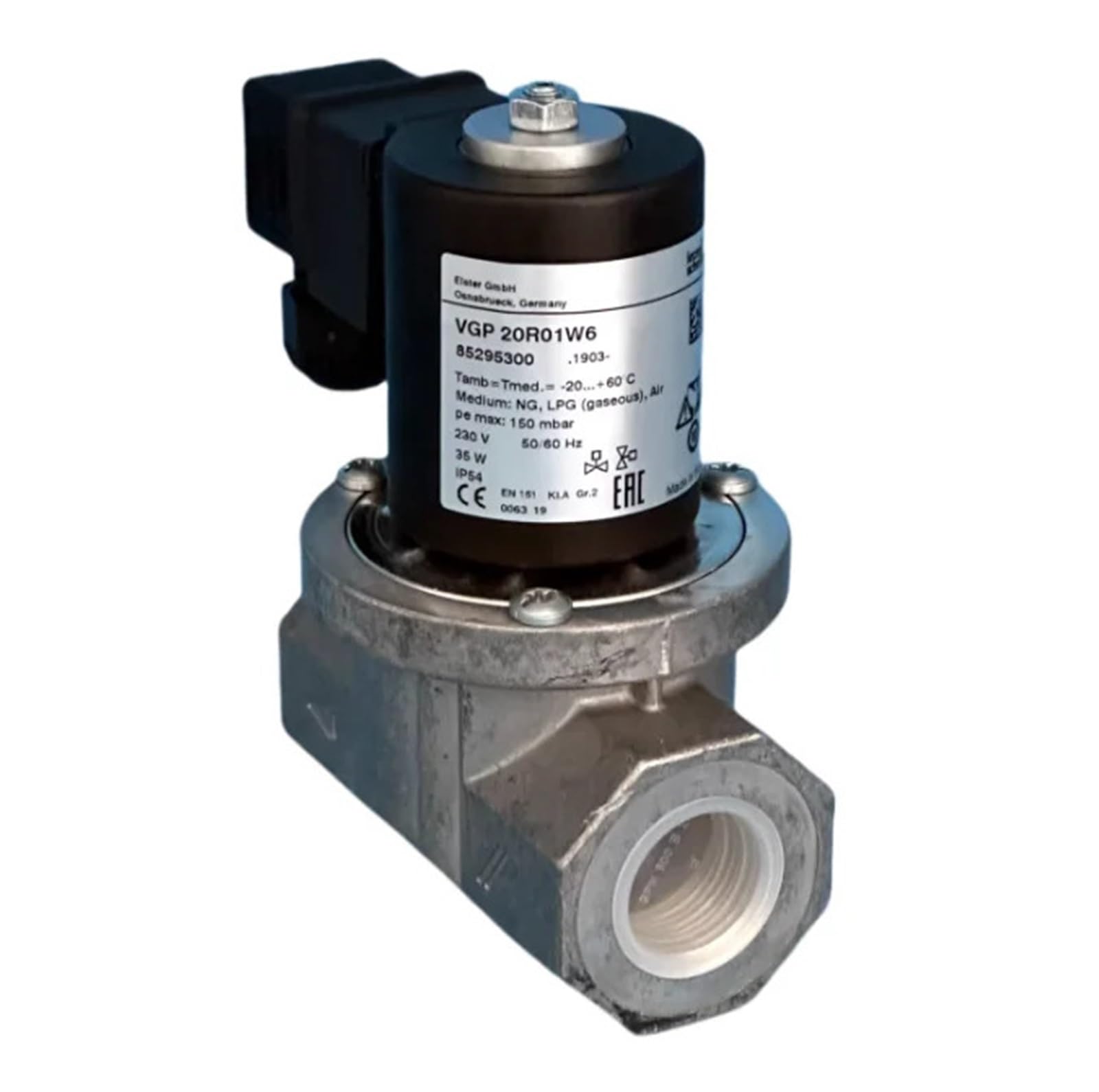 Opeusliev Vgp25r01w6 1Pc Gas Solenoid Valve Vgp15r02w6 Vgp20r01w6 (Vgp25r01w6)