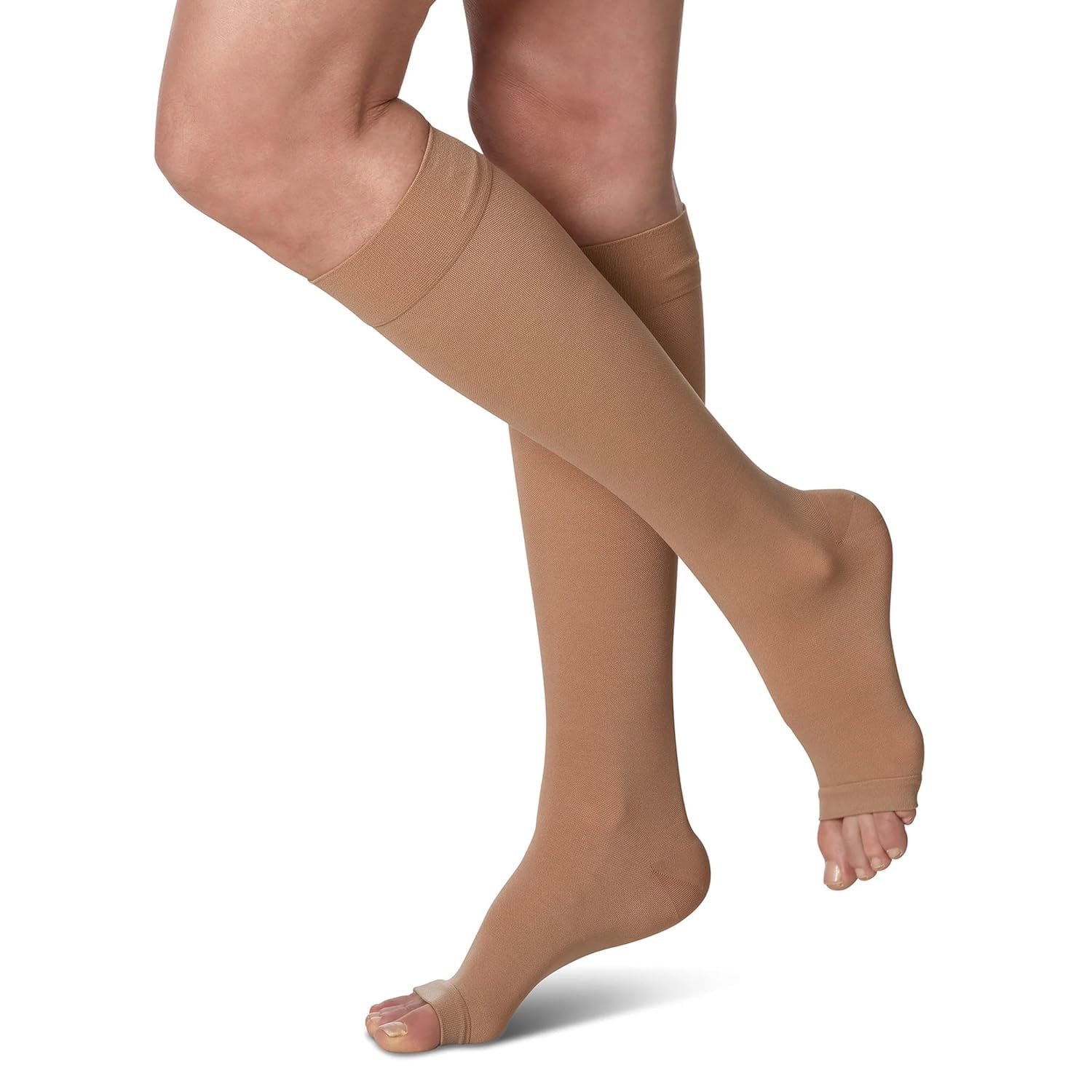 JOY CARECompression Stockings for Women and Men | Class 2 Thigh Length Medical Socks for Varicose Vein and Leg Pain Relief | 23-32 mm Hg | Compression Socks | Pair of 1 |-image-28