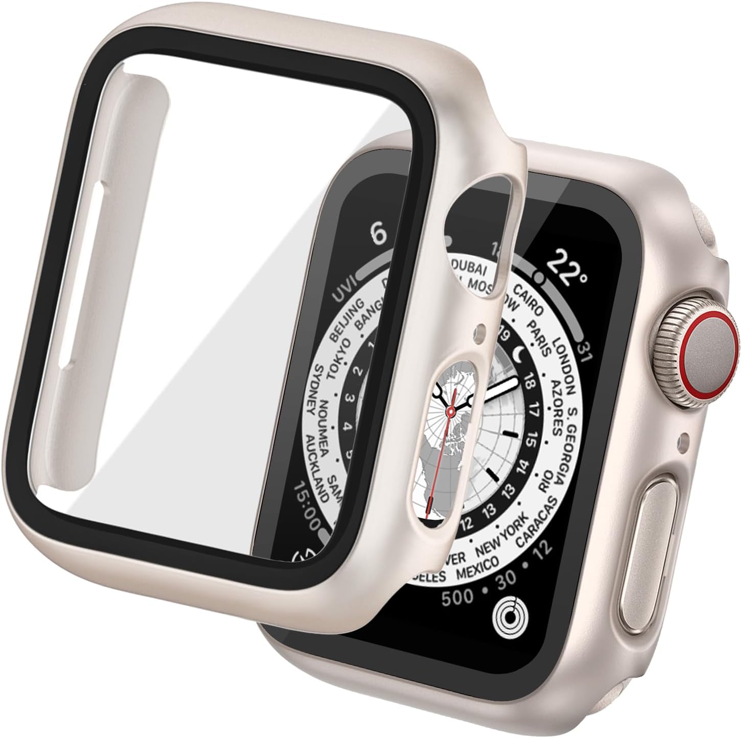 6x Schutzhüllen Set Für Garmin Vivoactive 6 - Mit Displayfolie In 6 Farben