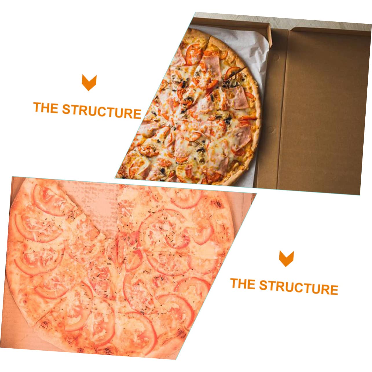 IMIKEYA 15 Scatole Per Cottura Forniture Per Cottura Piccole Scatole Per Pizza Scatole Per Cibo Marrone Kraft Contenitori Per Pizza Scatole Per Pizza In Cartone