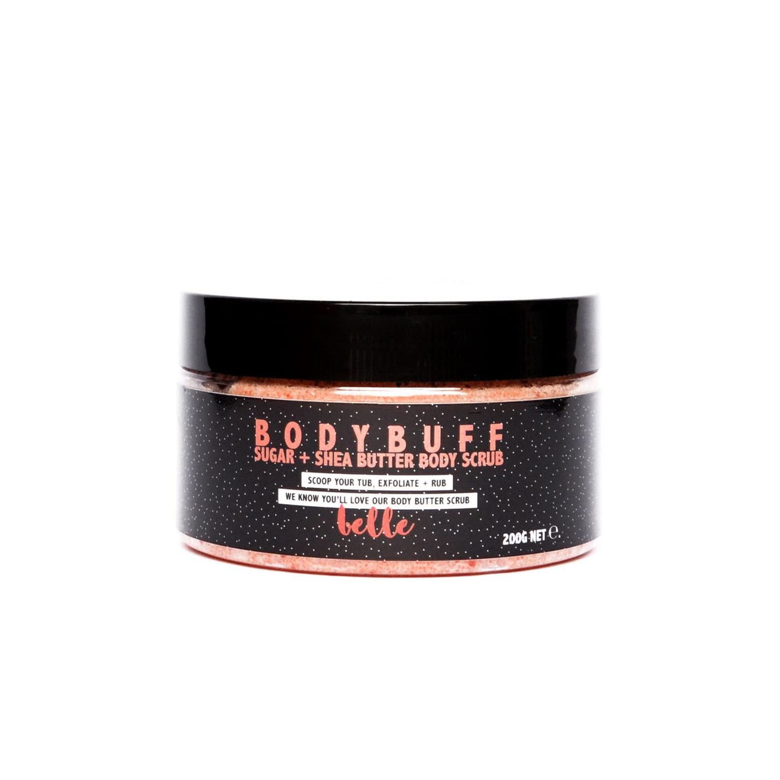 Emily VictoriaBody Buff Sugar & Shea Butter Body Scrub - Belle Floral Scent 200g