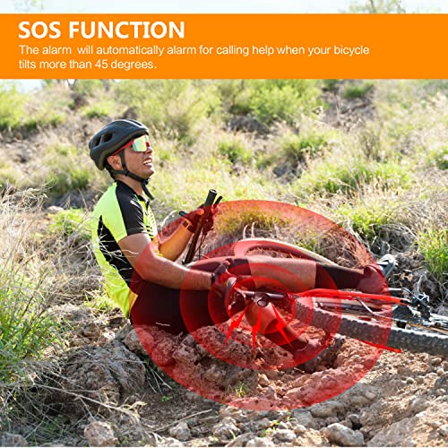 Bike Alarm with Remote USB Charging 115dB Anti-Theft Vibration Sports Bike Alarm IPX5 Waterproof Vehicle Security Alarm System for Bike Motorcycle Electric Scooter - Image 4