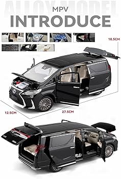 Amazon | ダイキャストカー 1:18 レクサス LM300 MPV 合金製カーモデル