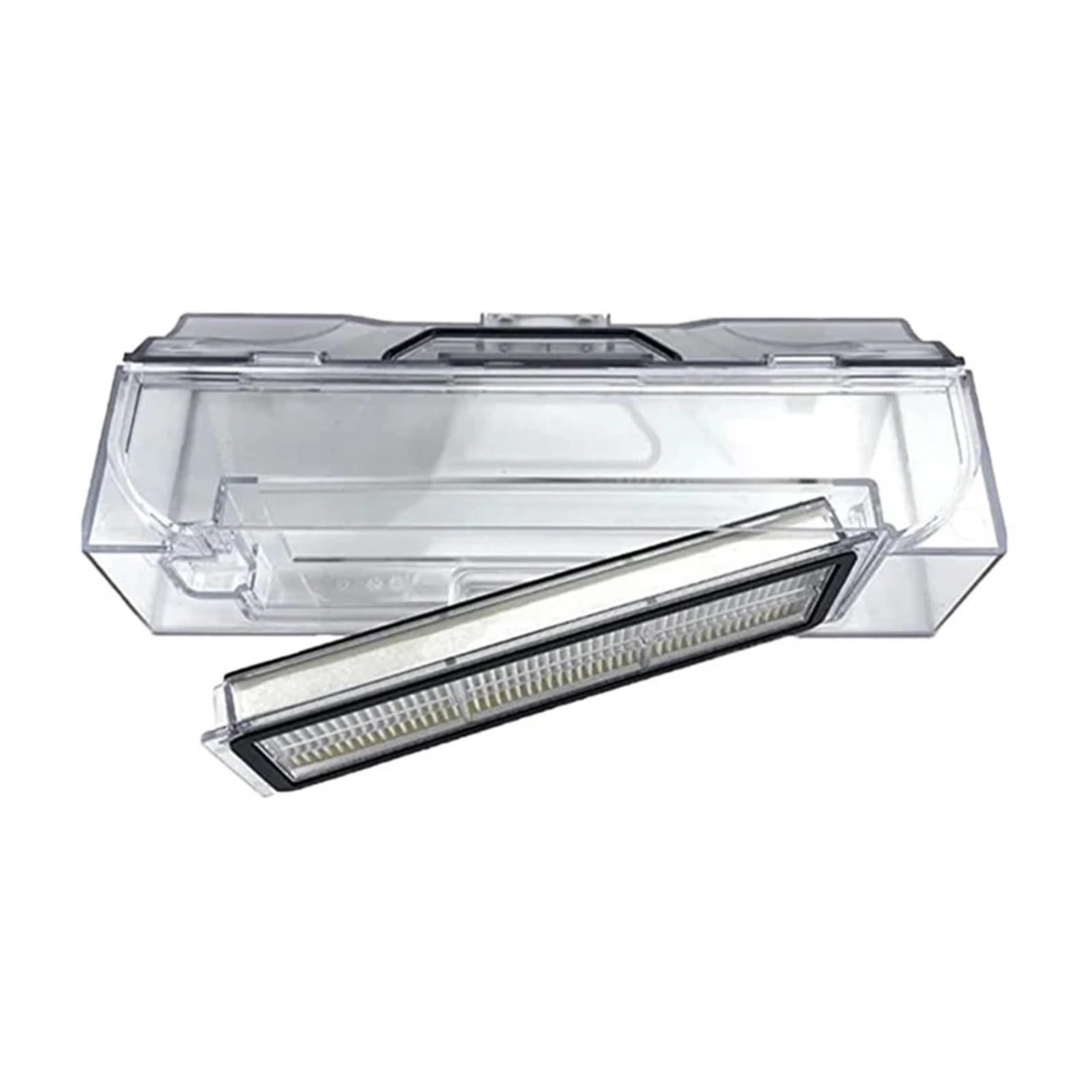 Pojemnik na kurz z zestawem filtrów HEPA kompatybilny z Xiaomi kompatybilny z Dreame D9 D9 Max/Pro Bot L10 Pro akcesoria zamienne części zamienne (A)