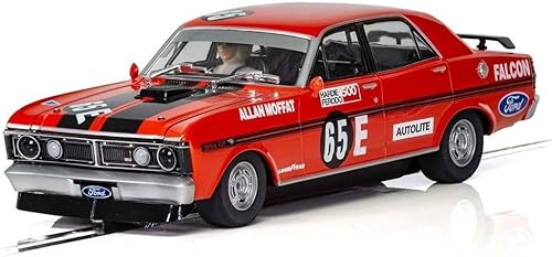 Miniatura 5 de Scalextric Ford XY Falcon Bathurst 500 1971 132 Slot Coche de carreras C3928, rojo y negro