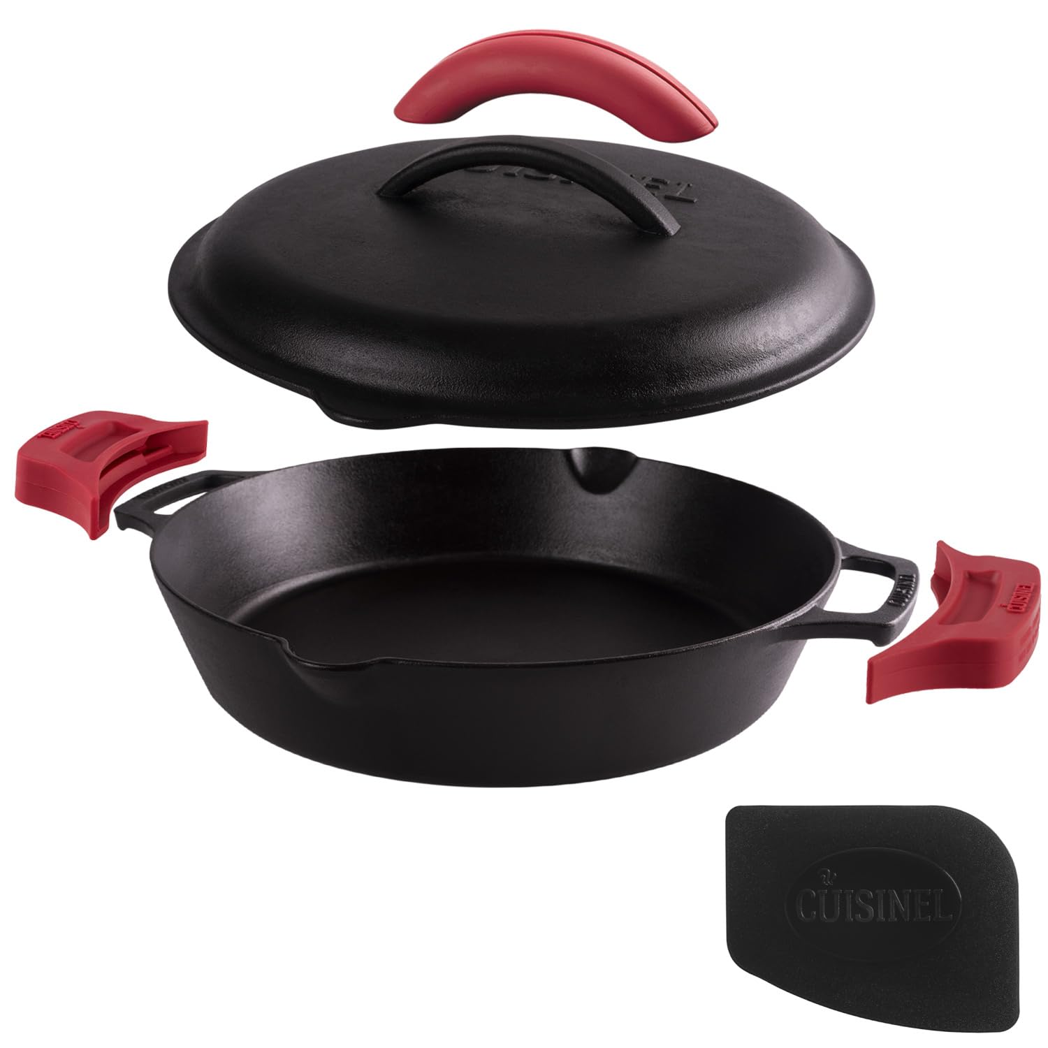 Cuisinel 12 Inch Cast Iron Skillet
