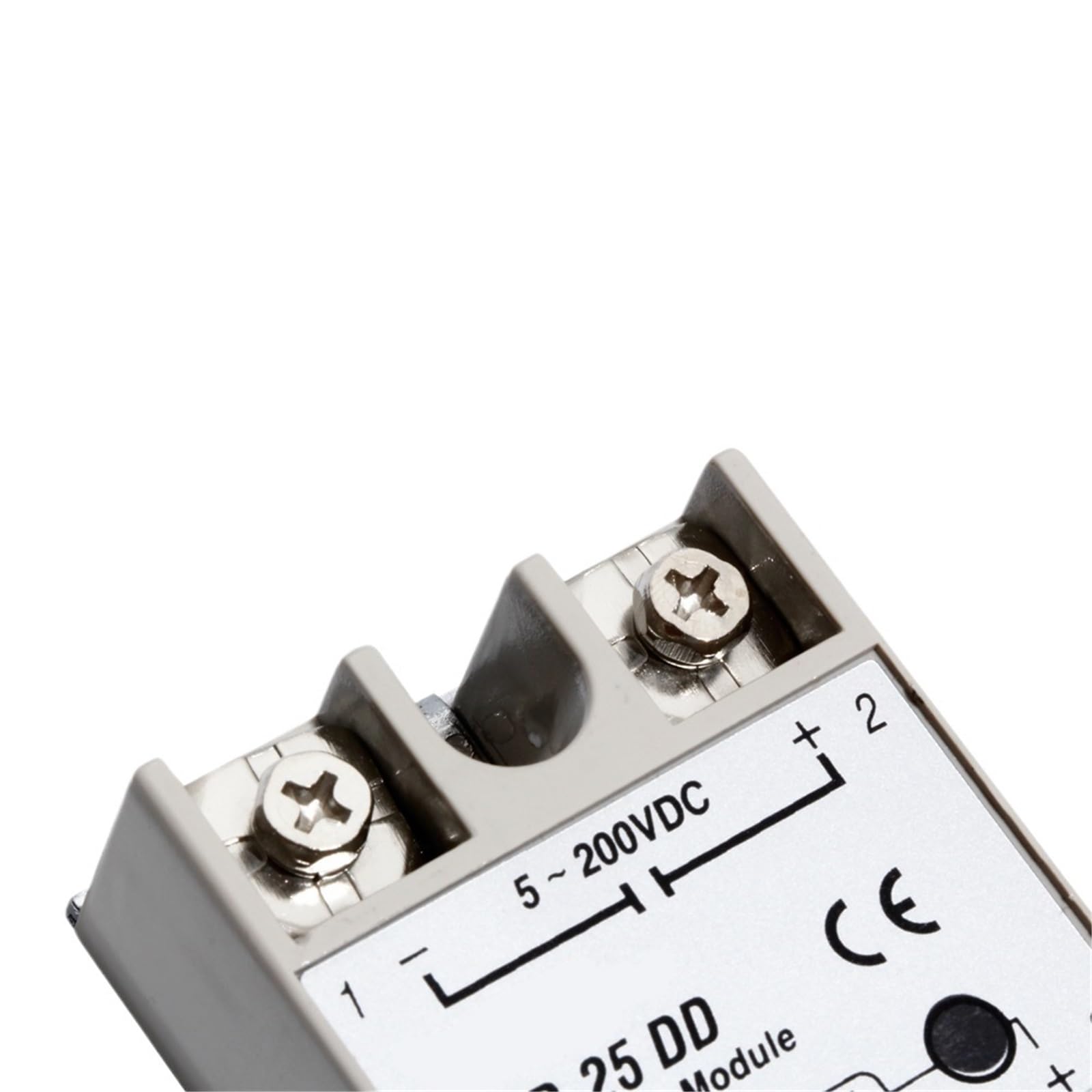 1Pcs Single Phase Solid State Relay Module SSR-10DD 25DD 40DD 75DD 100DD DC Control Relais 3~32VDC to 5~200VDC(SSR-DD 10)