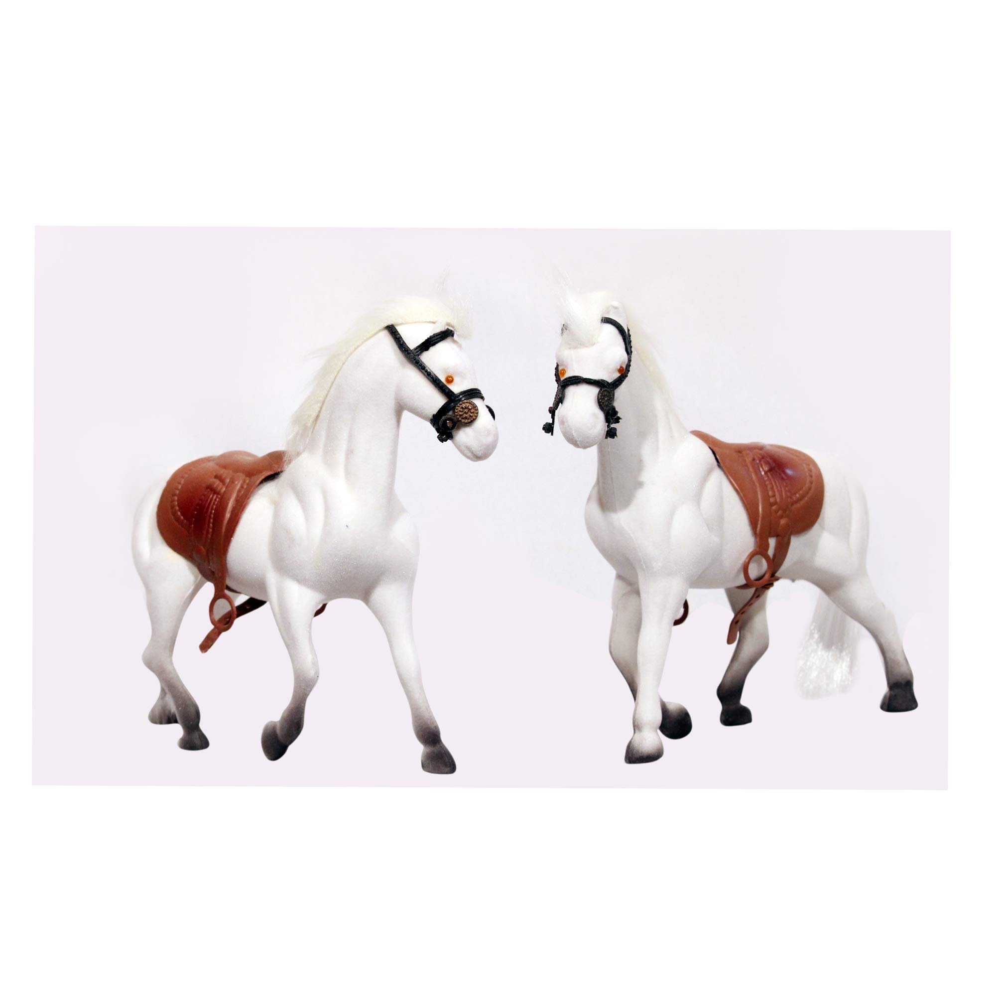 Buy NIHUUSRAVEE White Wooden Horses for Kids Wooden Toys (Pack of