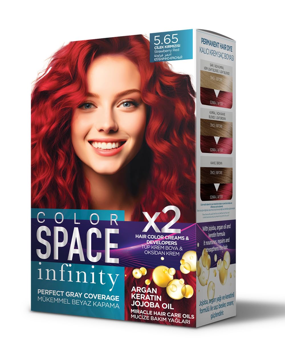 Color Space Infınıty Set Saç Boyası 5.65 Strawberry Red