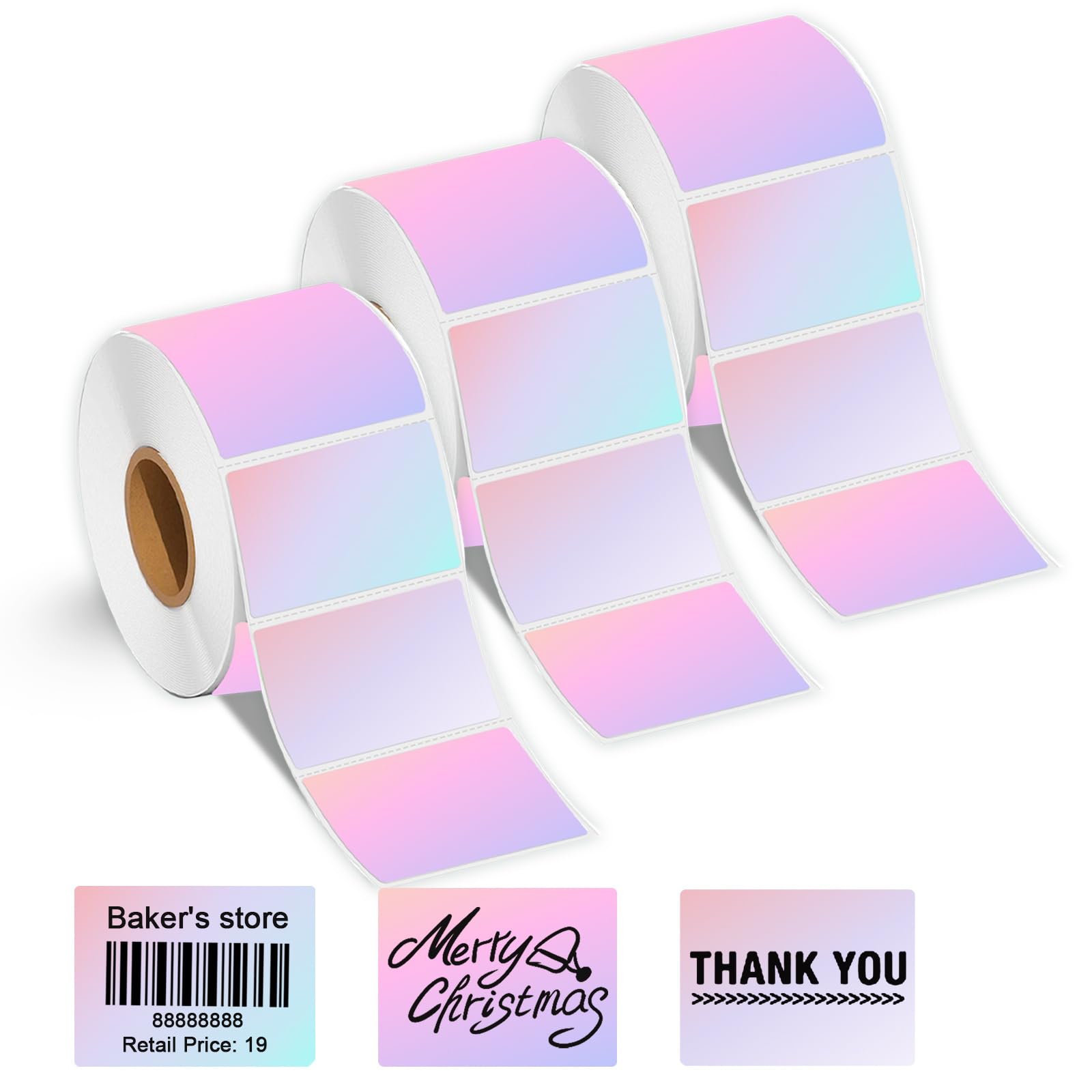 WONLABEL 1.57x1.18 (40x30mm) Thermal Labels for T50M/M110/M108/M220/M260 Label Makers, Self-Adhesive Stickers Thermal Printer Labels for Small