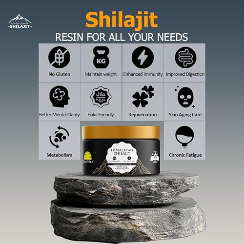 Miniatura 4 de Resina Shilajit pura del Himalaya  Shilajit orgánico  Probado en laboratorio de 0.88 onzas  Impulso de energía  Apoyo inmunológico  Mejora cognitiva