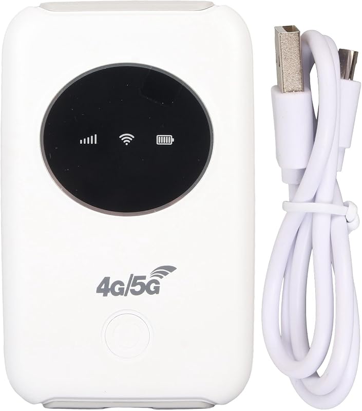 Fabater 4G LTE USB WiFi Modem 300 Mbps, Hordozható Mobil Internet Router SIM Kártya Foglalattal, Zseb Méretű Vezeték Nélküli Hotspot