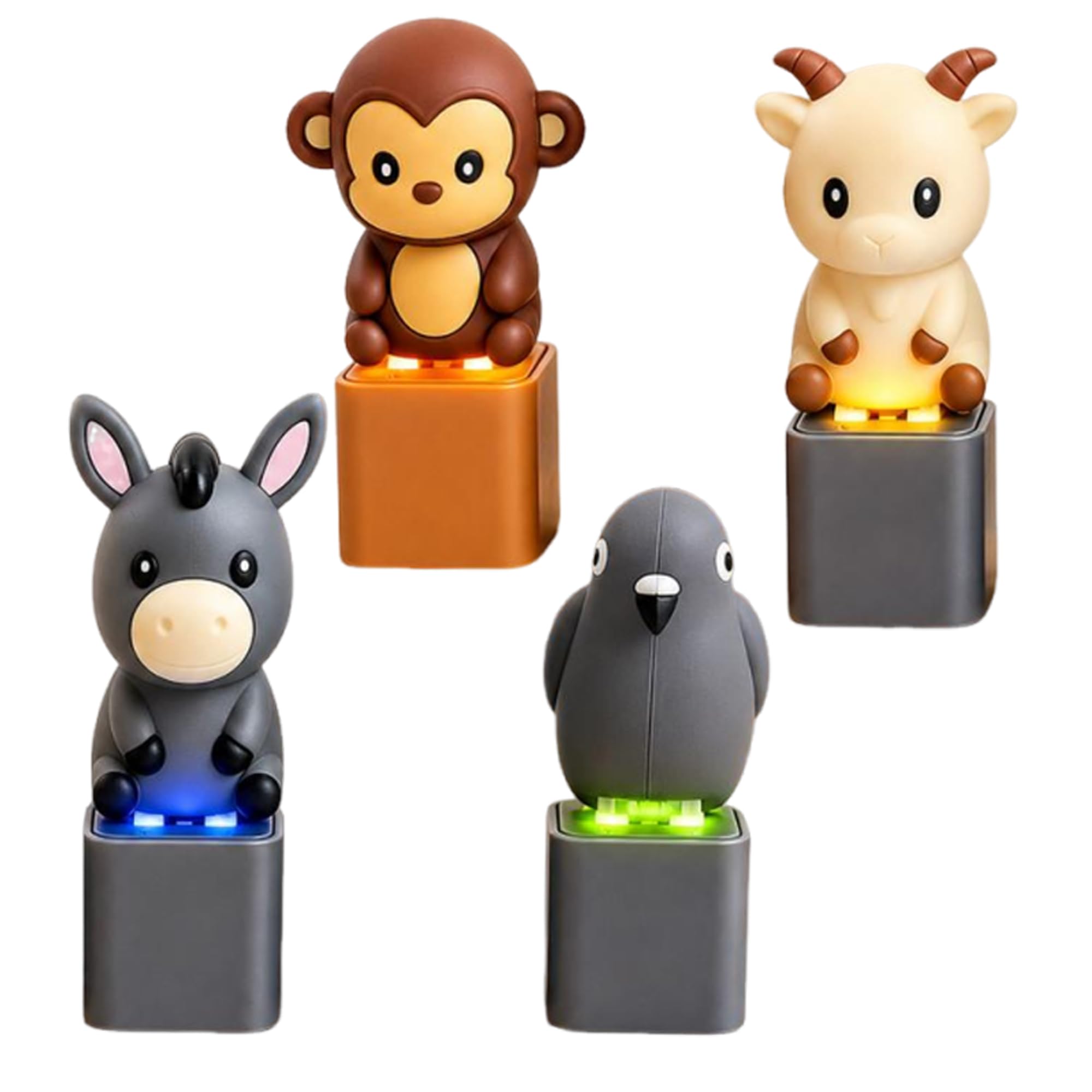 Animal Sound Keyboard Fidget Clicker Keychain