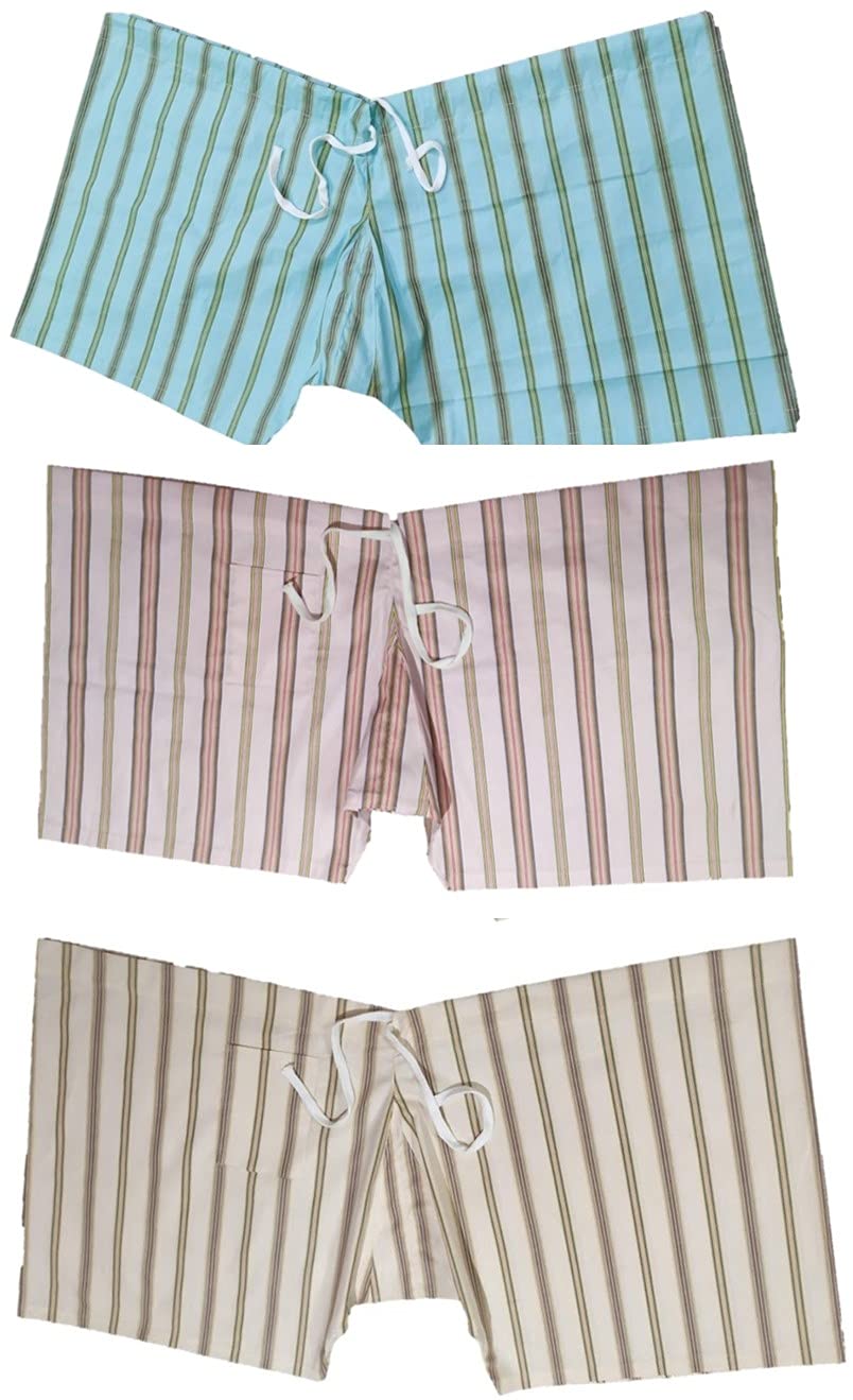 Unisex Adult Cotton Trunks (Pack of 1) (Nekar-Patte_1Blue_1Pink_1Brown_XL)-picture-40