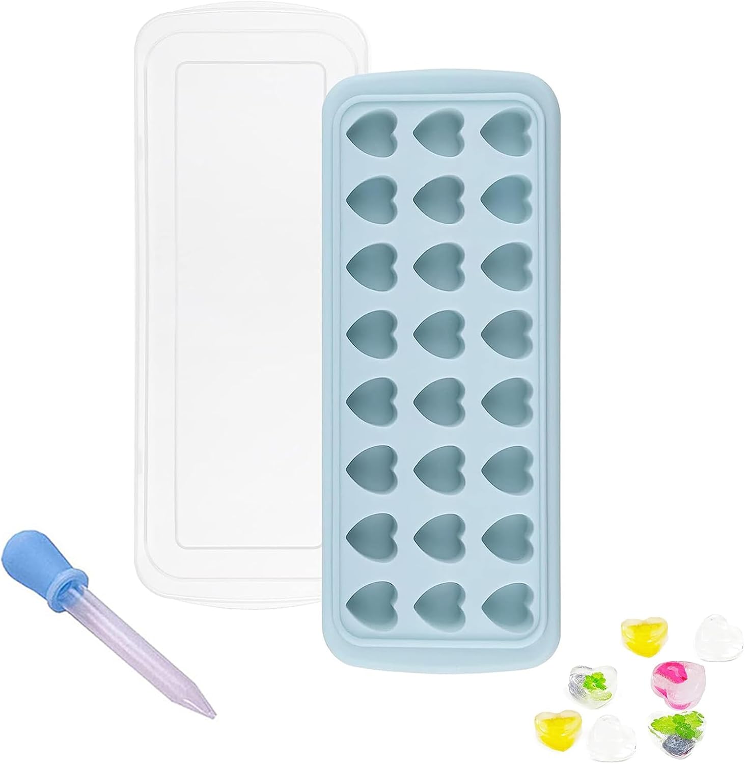 Ice Cube Tray, Ice Tray, Ice Cube, Heart Ice Cube Tray, Silicone Ice