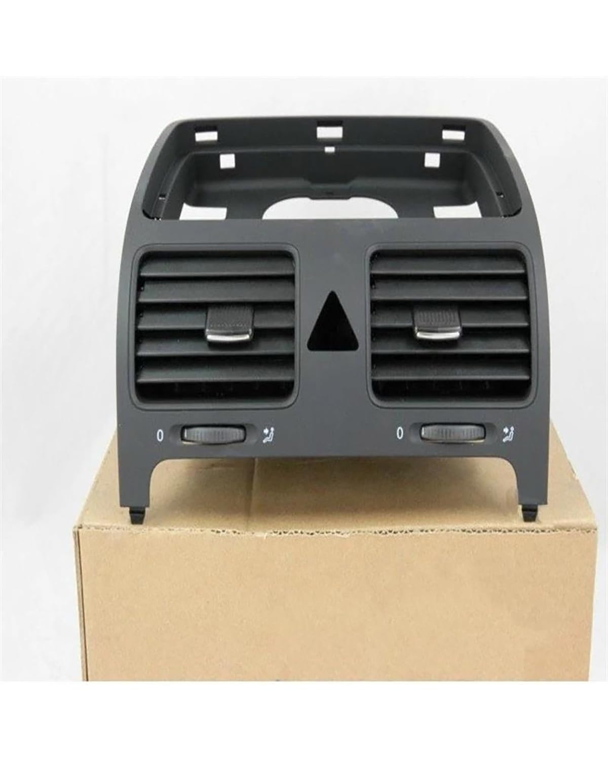 RWRAPS Aria Condizionata Bocchette per Jetta per 5 per Golf per MK5 per GTI MKV Coniglio 1KD 819 728 Nero Destro Cruscotto Aria Condizionata Uscita Vent Auto A/C Bocchette(Right)